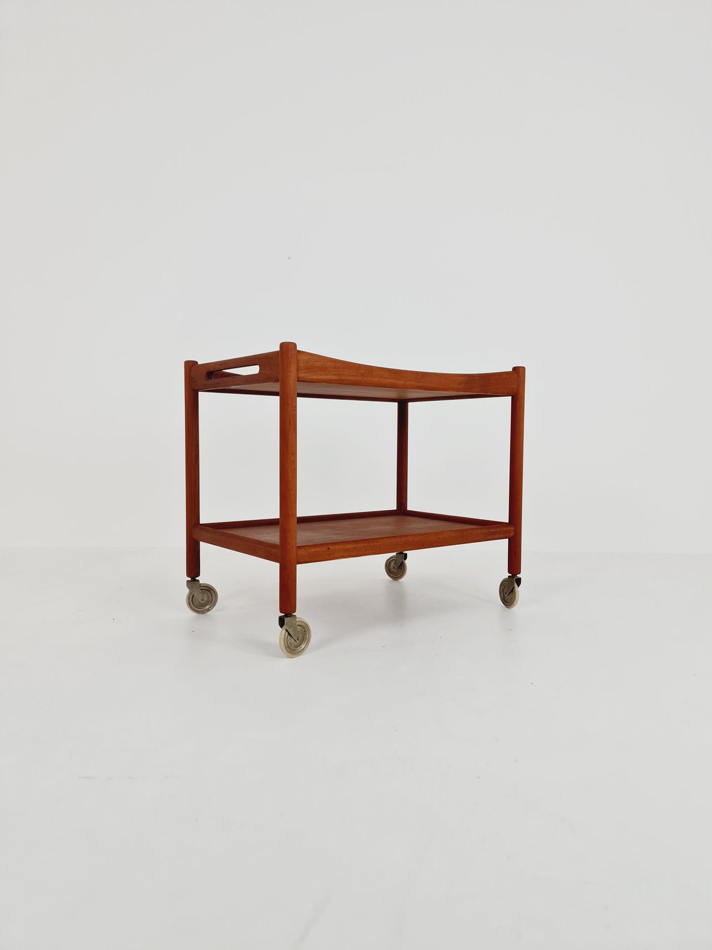 Midcentury Teak Vintage Trolley By Hans J. Wegner For Andreas Tuck 1960s