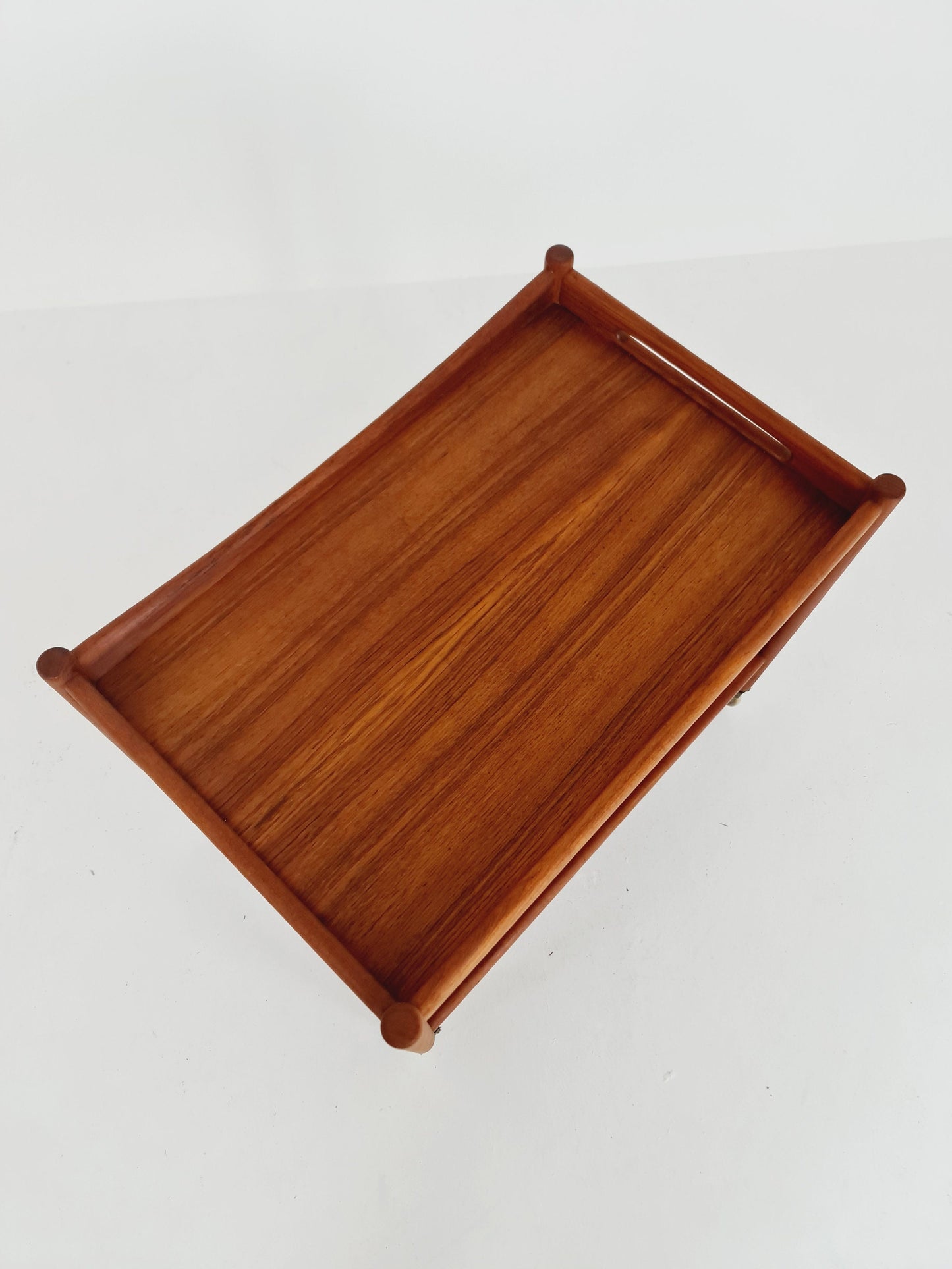 Midcentury Teak Vintage Trolley By Hans J. Wegner For Andreas Tuck 1960s