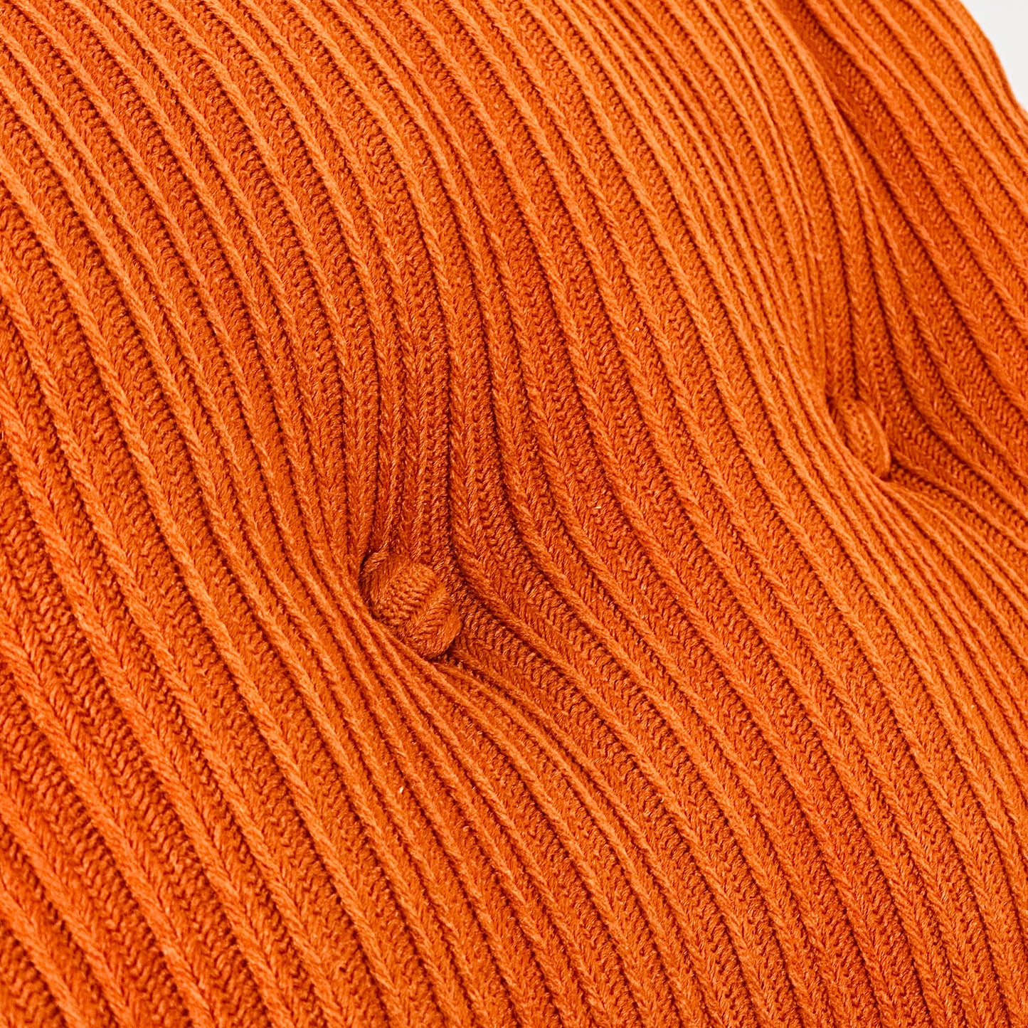 Bauhaus BO EIGERT. Orange velvet Armchair , "Stålbo", B. Eigert AB in Hova, 1970s.