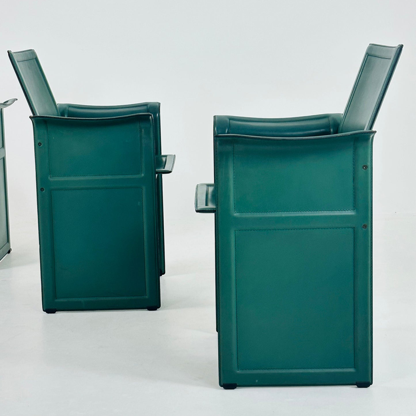 1 of 3 Italian Korium KM1 Chairs by Tito Agnoli for Matteo Grassi, 1970s