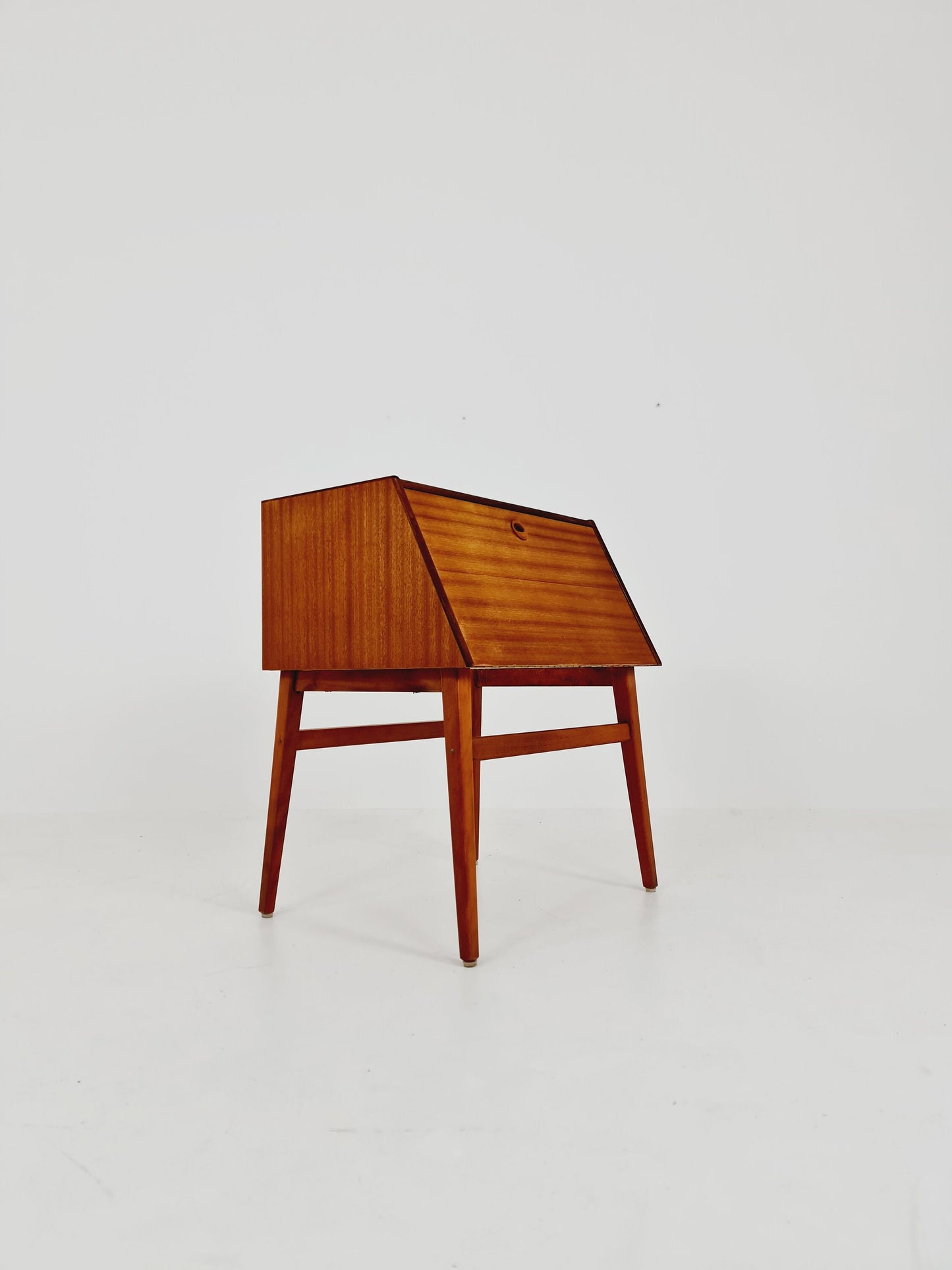 Mid century Swedish Mahagnoy Cutlery Cabinet without Cutlery Set by Stig Bolaget, Malmö, 1960s