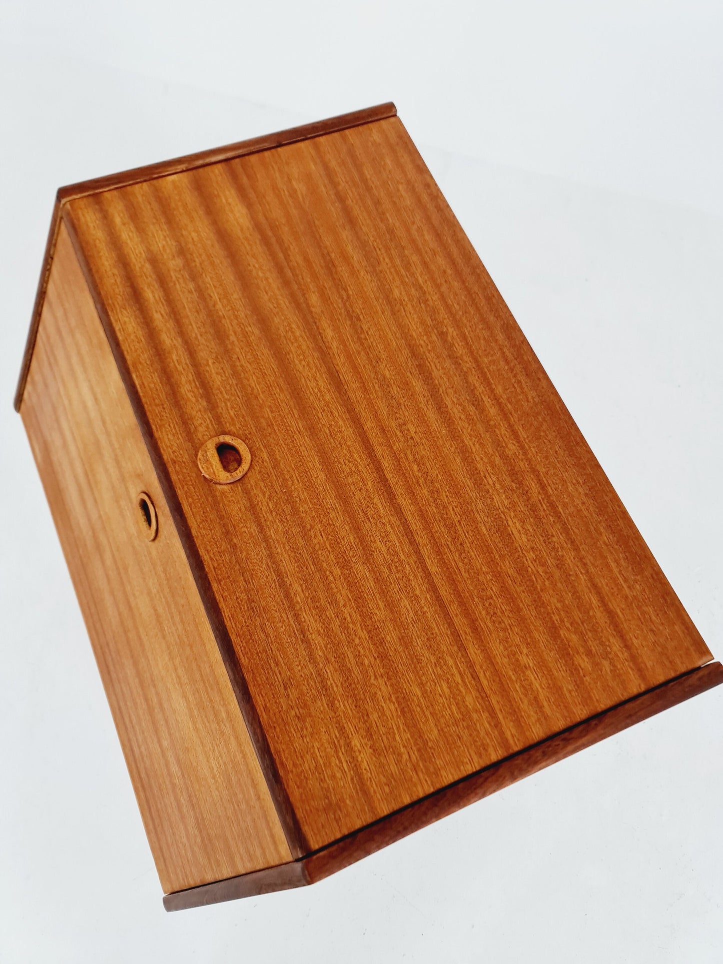 Mid century Swedish Mahagnoy Cutlery Cabinet without Cutlery Set by Stig Bolaget, Malmö, 1960s