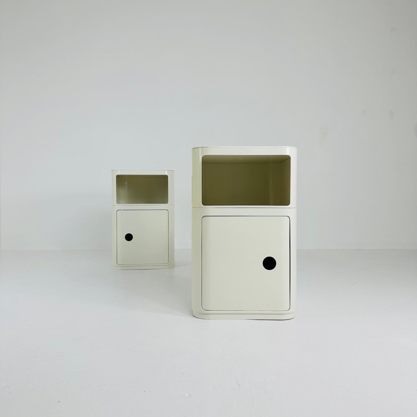 Off-White Modular Trolley by Anna Castelli for Kartell, Italy, 1960s