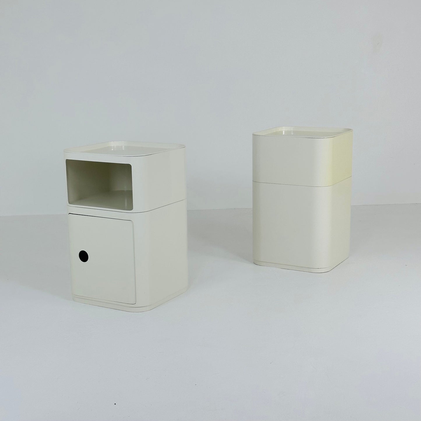 Off-White Modular Trolley by Anna Castelli for Kartell, Italy, 1960s