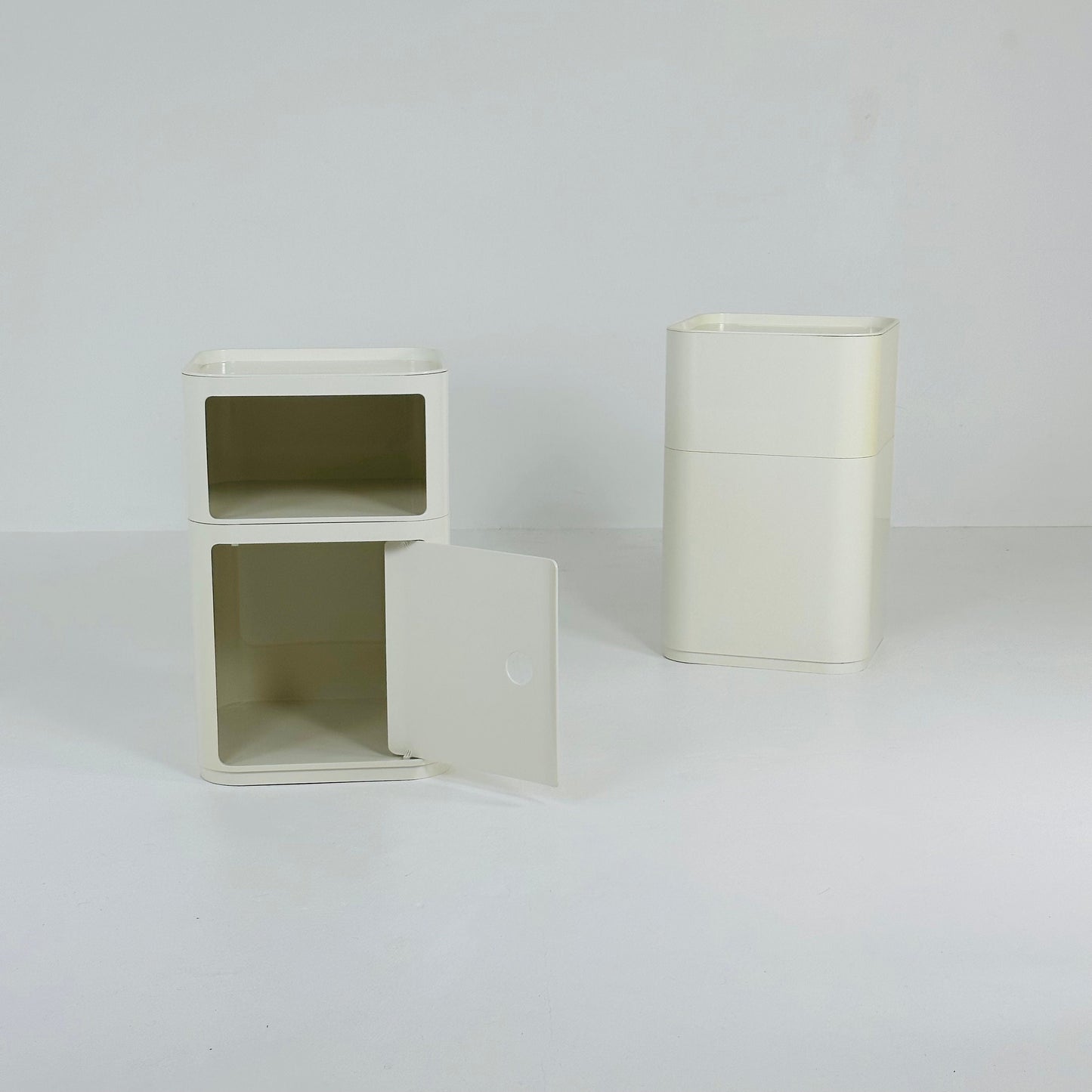 Off-White Modular Trolley by Anna Castelli for Kartell, Italy, 1960s