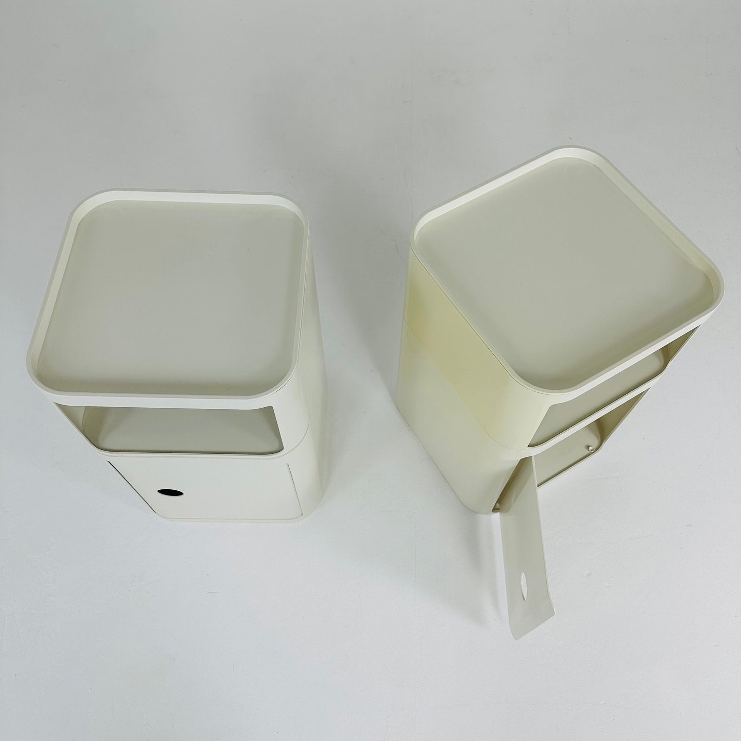 Off-White Modular Trolley by Anna Castelli for Kartell, Italy, 1960s