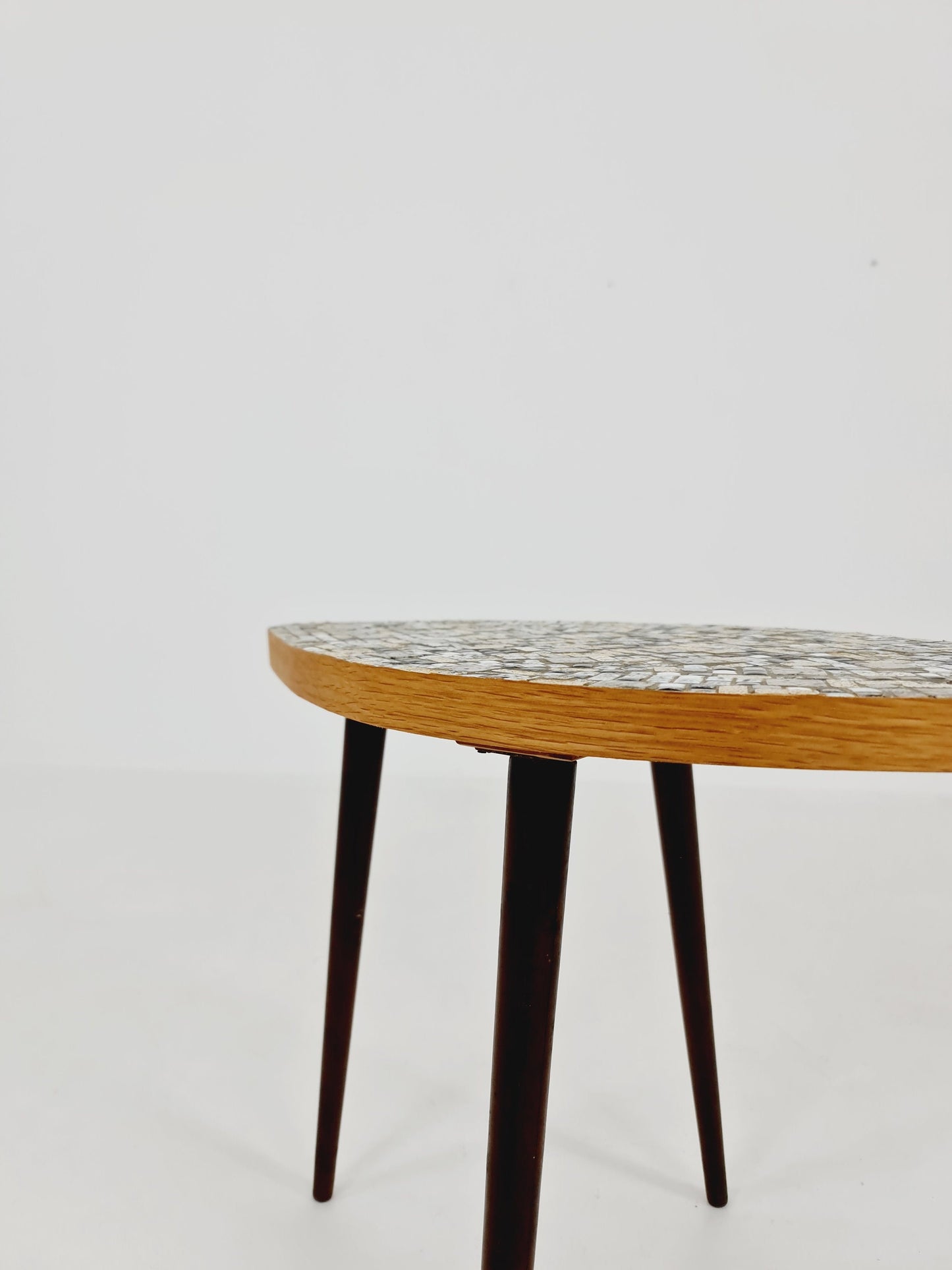Rare Mosaic German vintage coffee table By Else Möbel, 1950s