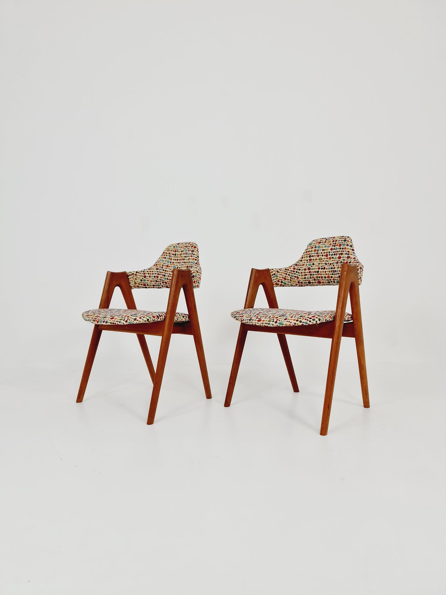 Mid Century Danish dining chairs by Kai Kristiansen for Schou Andersen Model 170 - 1960s, set of 2