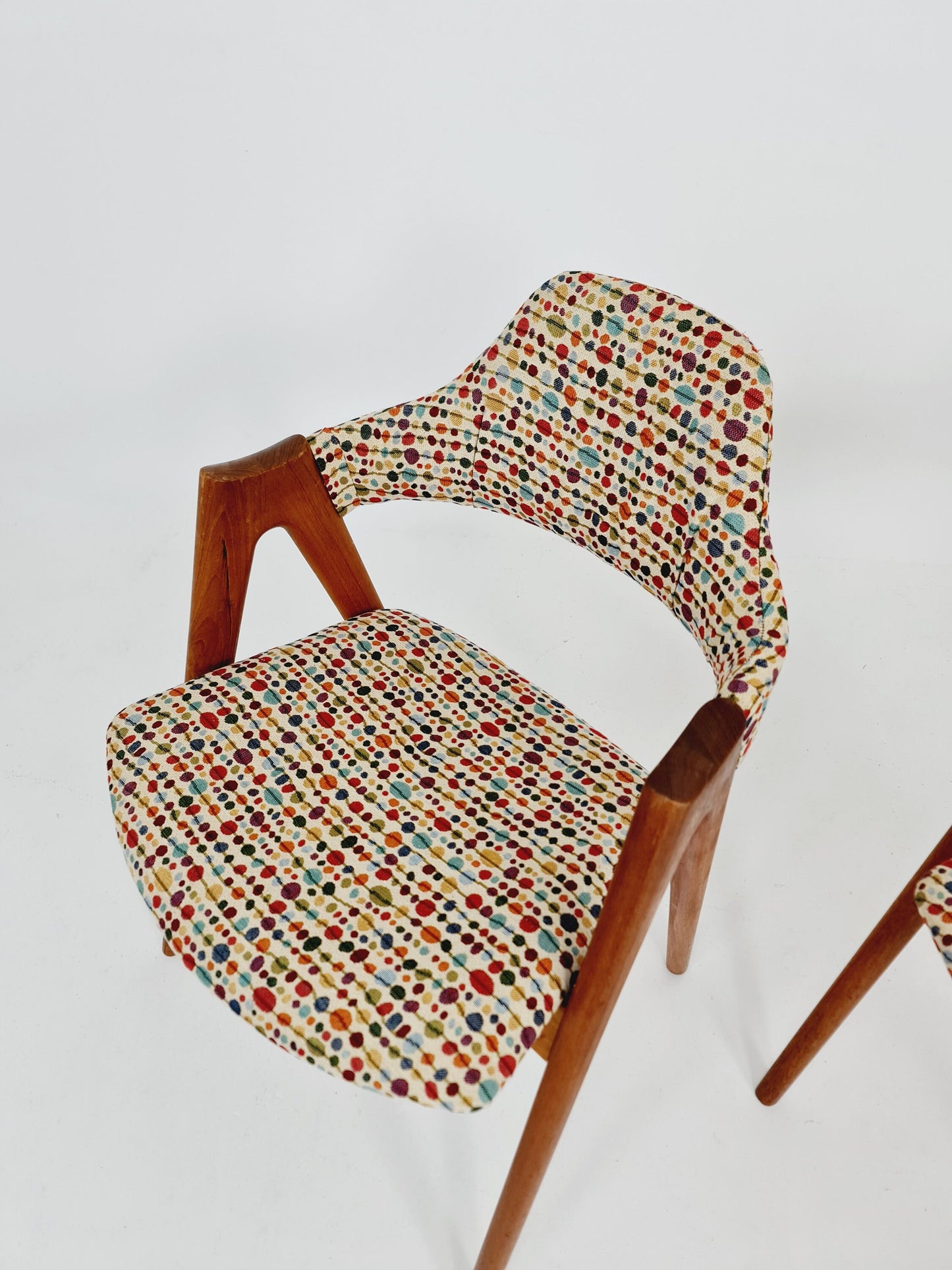 Mid Century Danish dining chairs by Kai Kristiansen for Schou Andersen Model 170 - 1960s, set of 2