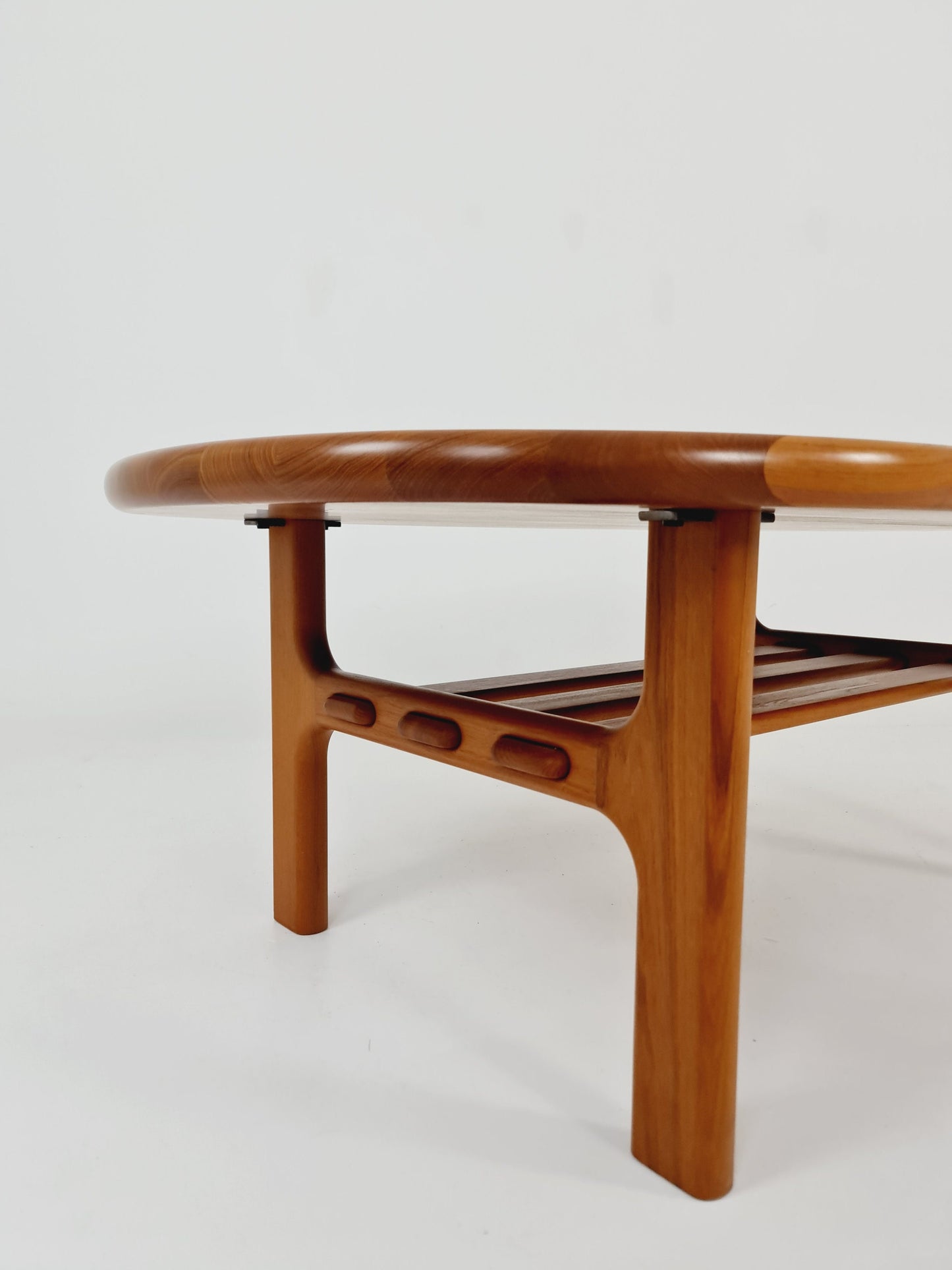 Danish Teak solid coffee table/ side table By Niels Bach for Randers Möbel, 1960s