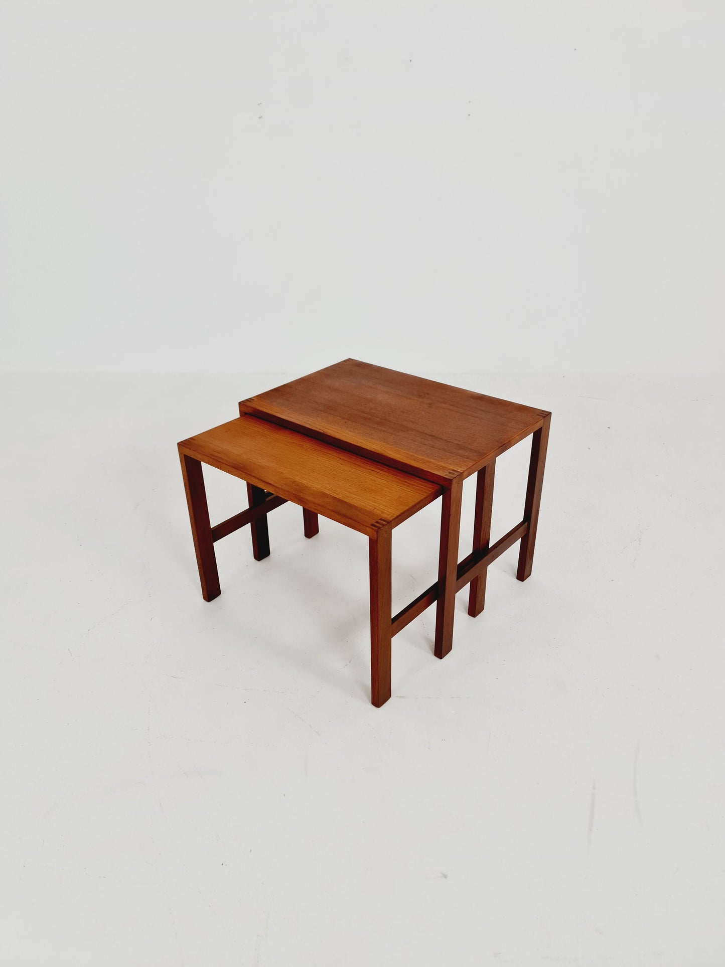 Midcentury Danish teak nesting tables/ side tables by Salin Möbler, 1960s