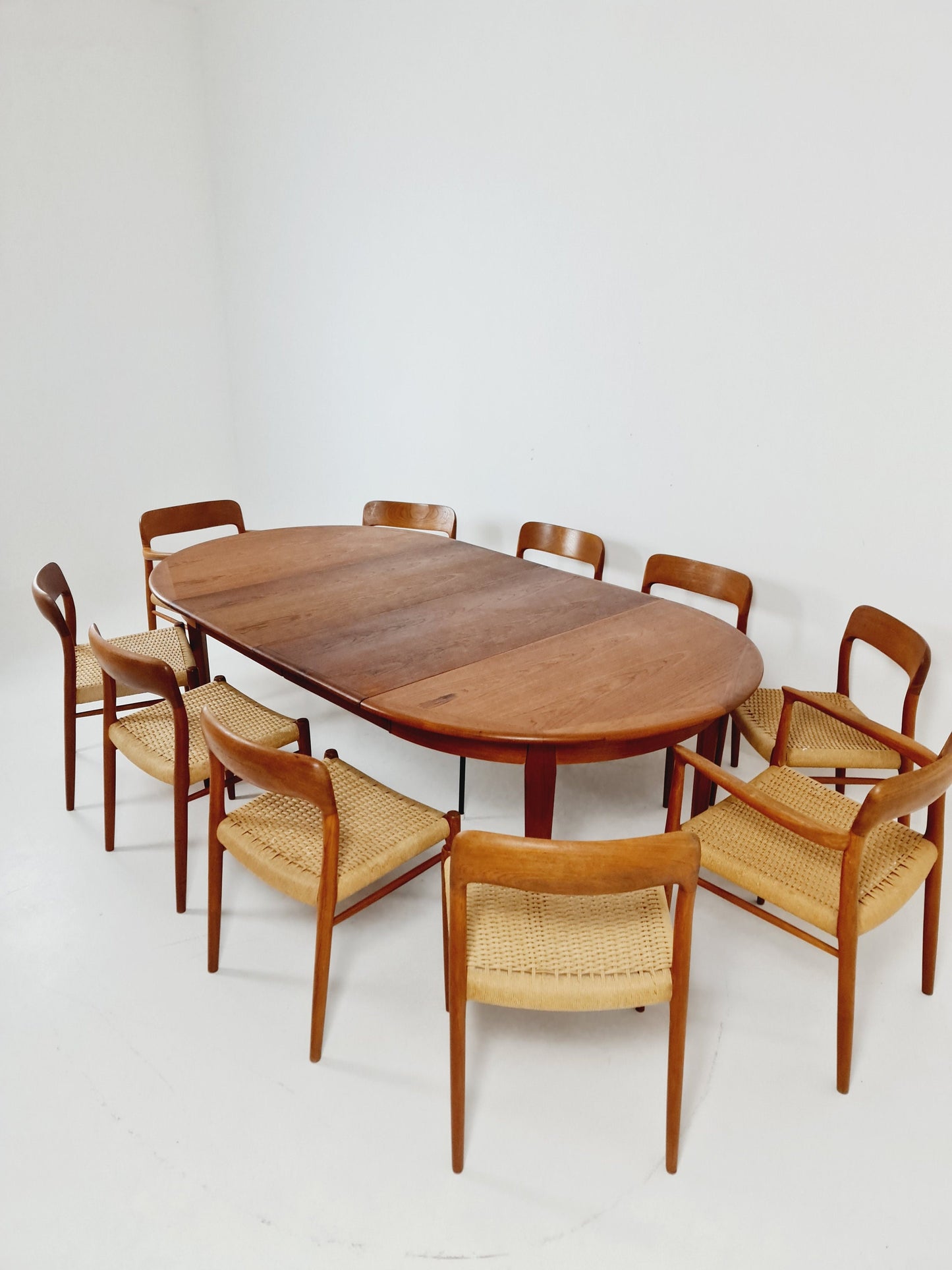 Danish Modern Falster Teak Expandable Dining Table, 1960s