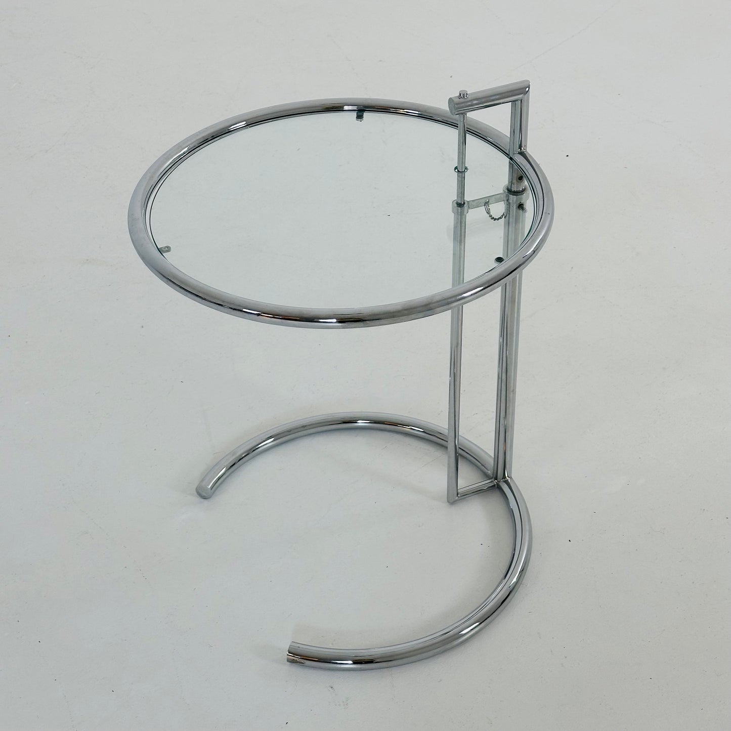 Mid century Vintage style of the Adjustable Table E 1027 by Eileen Gray Italy 1990s