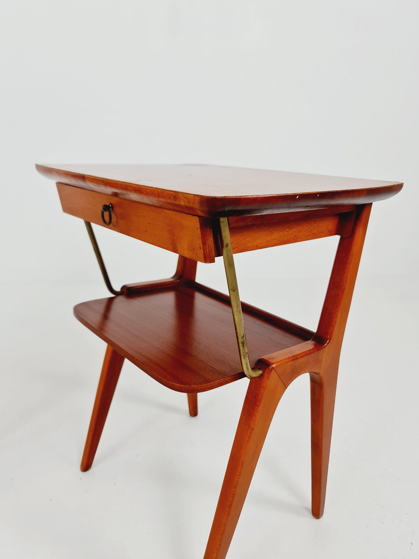 Pair of Midcentury Danish Mahagoni vintage Side table/ Bedside table/ Night stand, 1950s