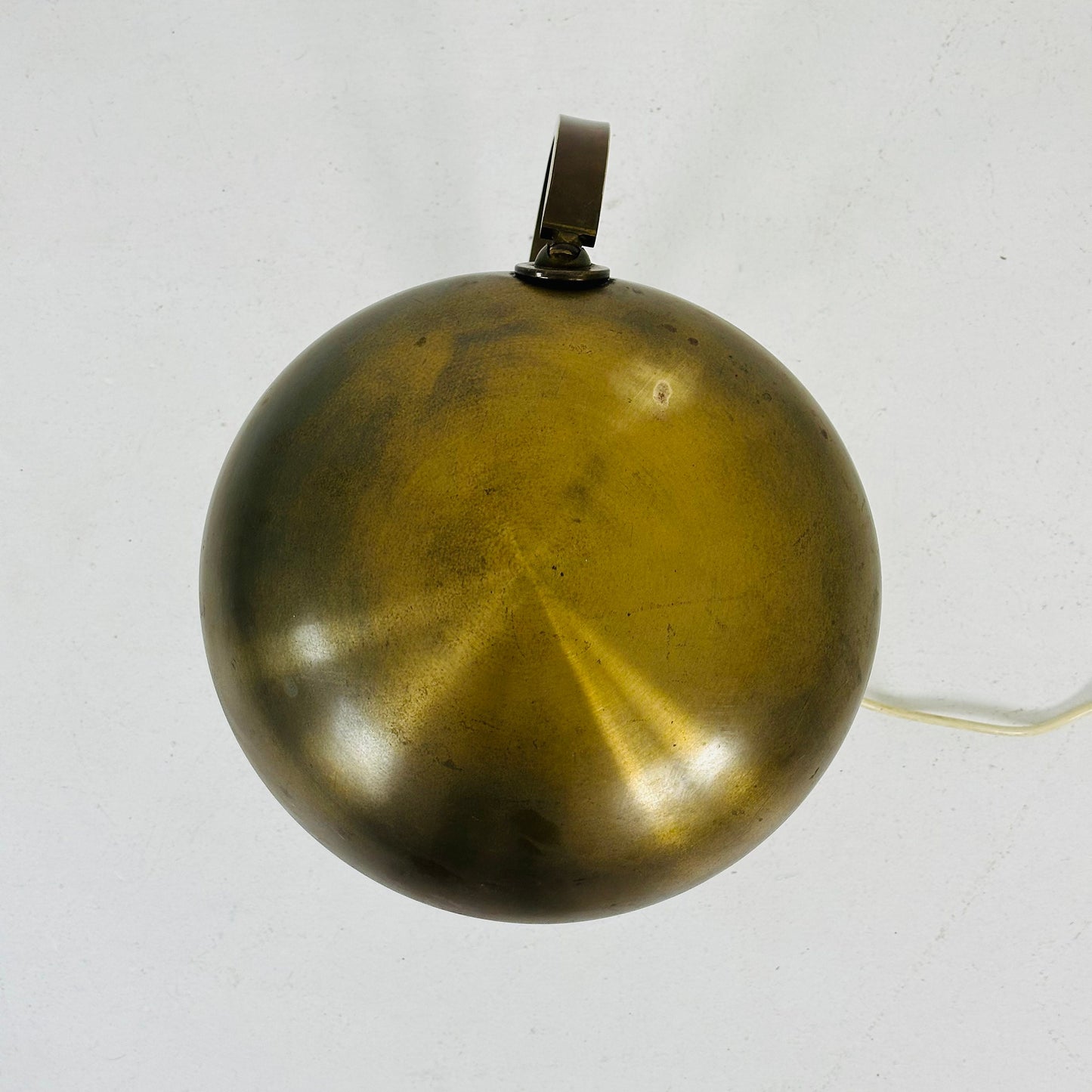 German Art Deco brass lamp by Gecos Gebrüder Cosack 1930s