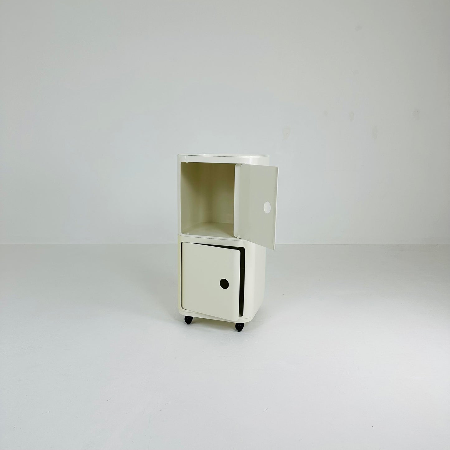 Off-White Modular Trolley by Anna Castelli for Kartell, Italy, 1960s