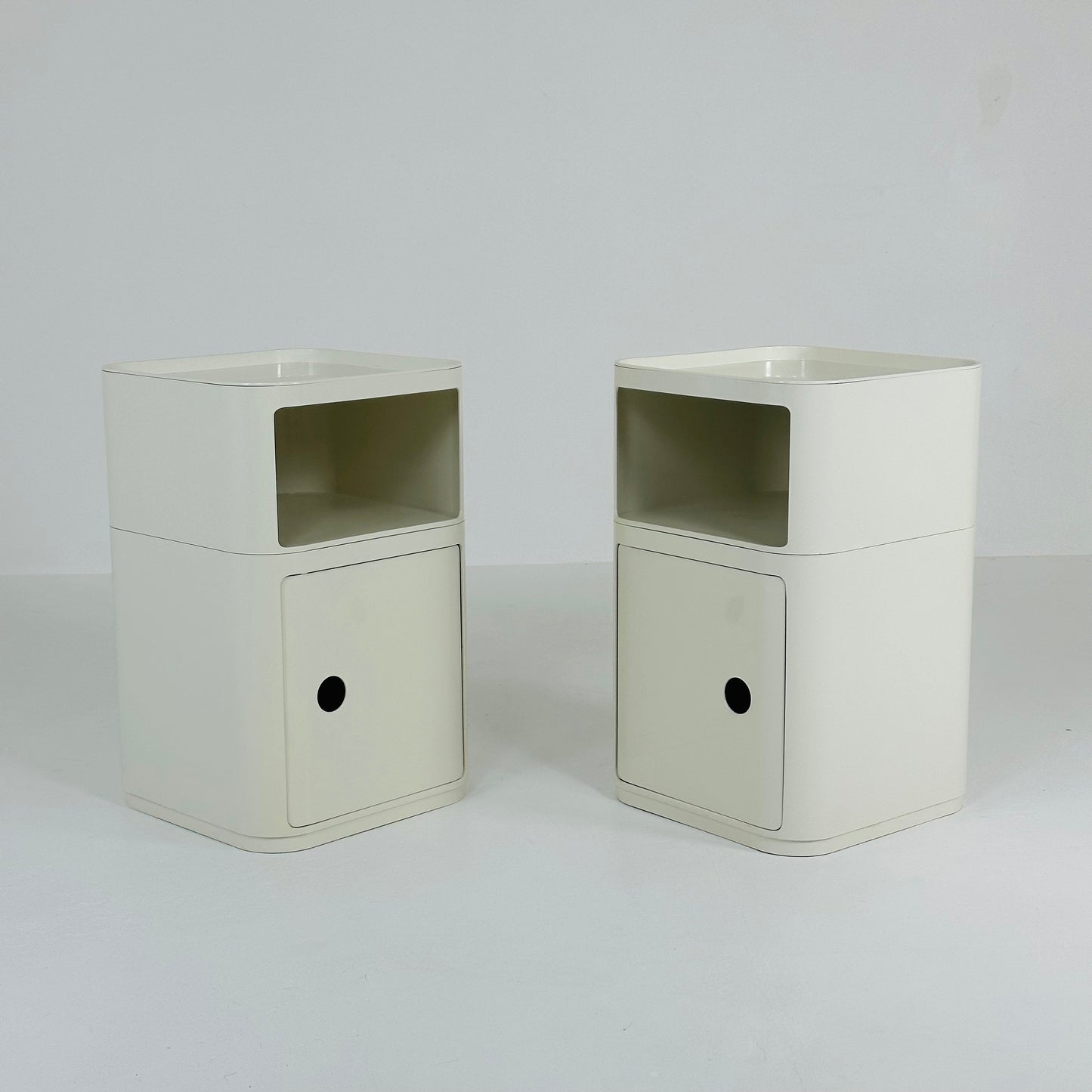 Off-White Modular Trolley by Anna Castelli for Kartell, Italy, 1960s