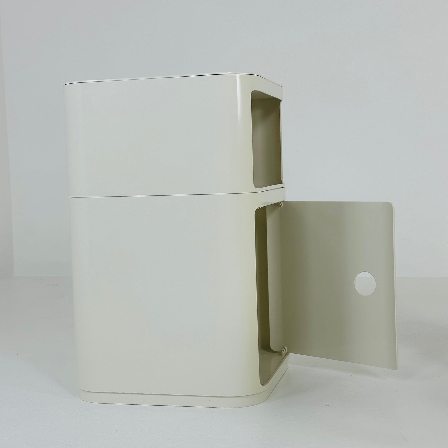 Off-White Modular Trolley by Anna Castelli for Kartell, Italy, 1960s