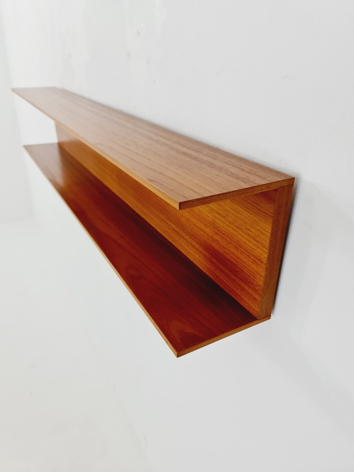 Long German Wilheilm Renz for Walter Renz hanging shelf, 1960s
