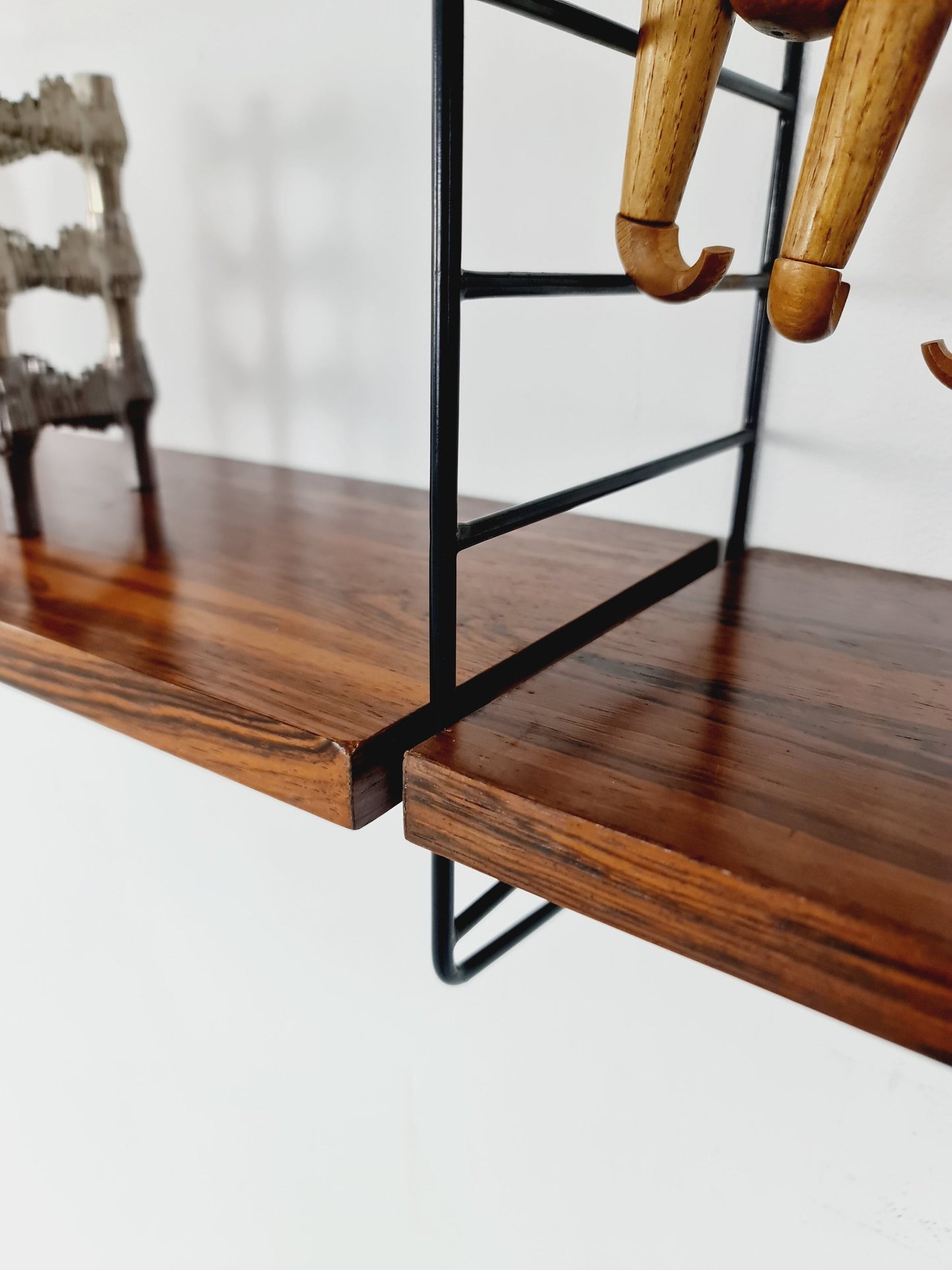 Rosewood original Shelf system vintage from string (Stockholm) shelf the ladder shelf string 1960s