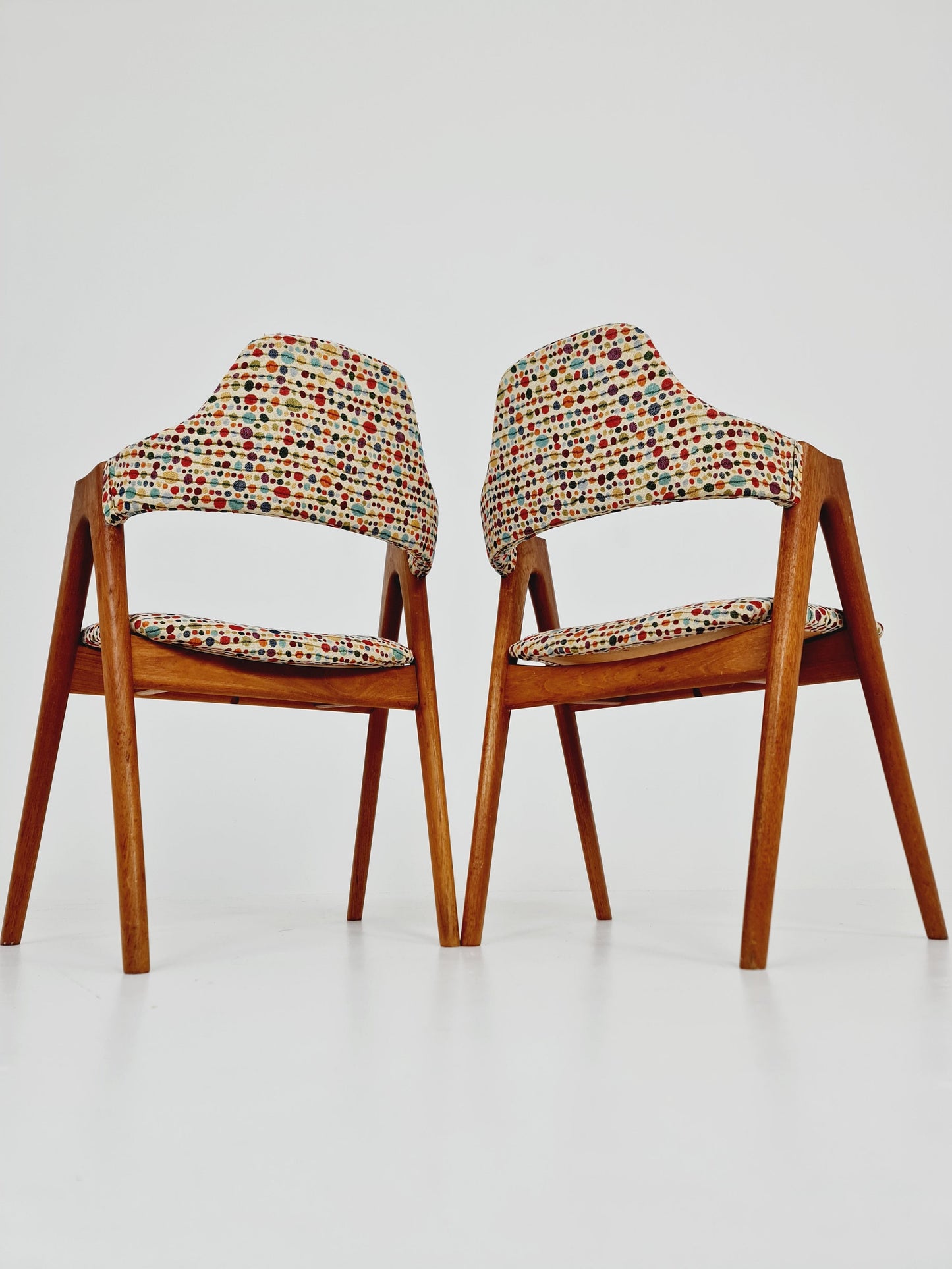Mid Century Danish dining chairs by Kai Kristiansen for Schou Andersen Model 170 - 1960s, set of 2