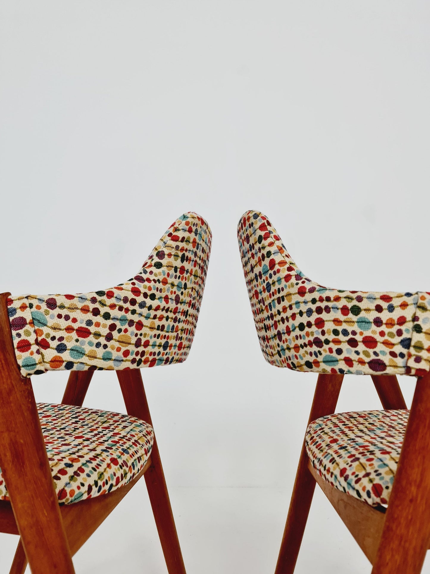 Mid Century Danish dining chairs by Kai Kristiansen for Schou Andersen Model 170 - 1960s, set of 2