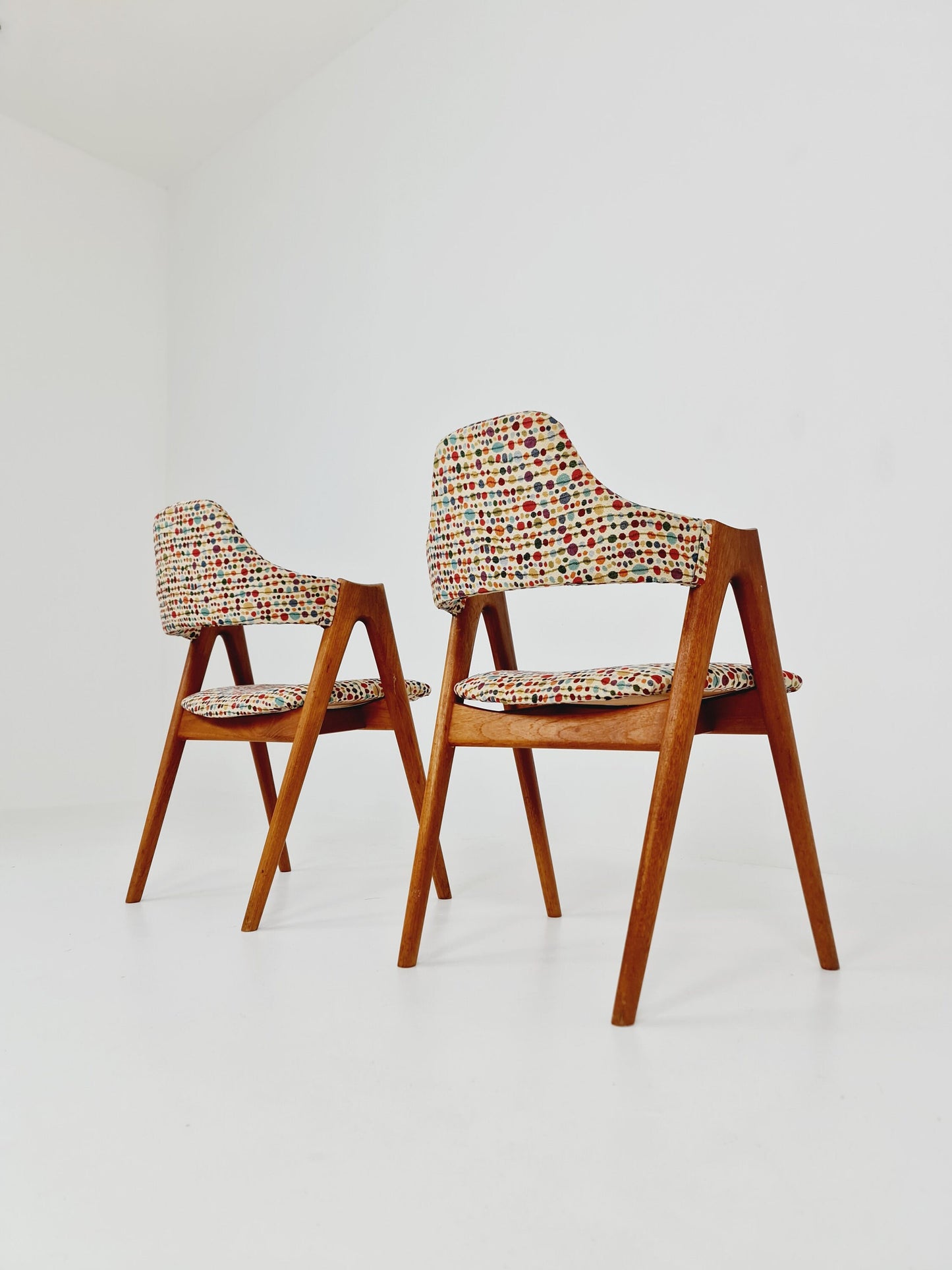 Mid Century Danish dining chairs by Kai Kristiansen for Schou Andersen Model 170 - 1960s, set of 2