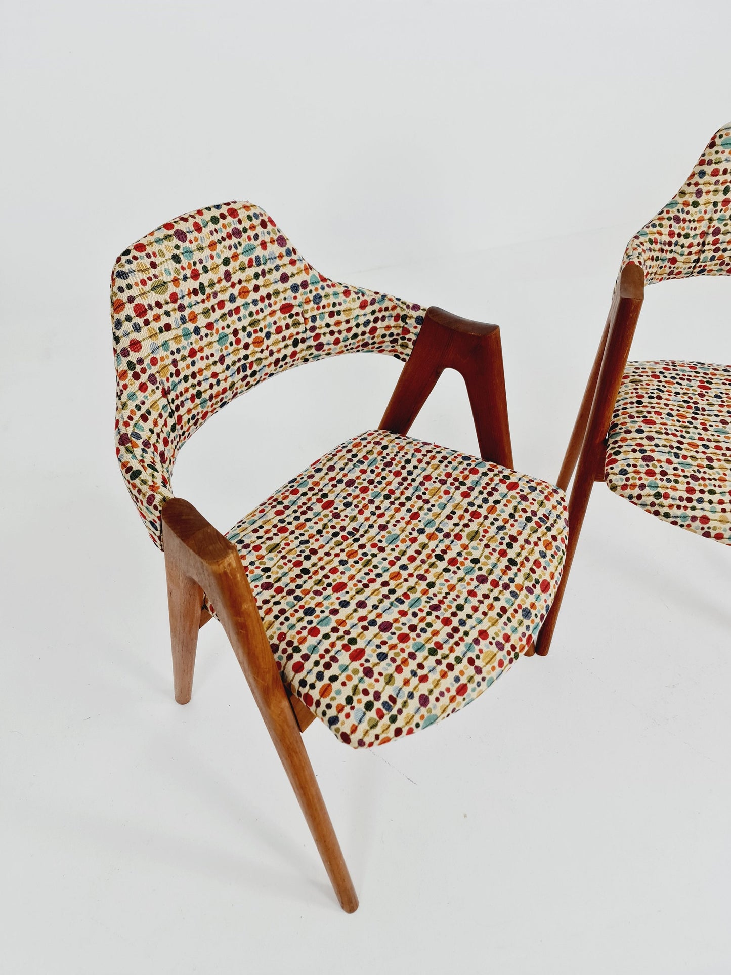 Mid Century Danish dining chairs by Kai Kristiansen for Schou Andersen Model 170 - 1960s, set of 2