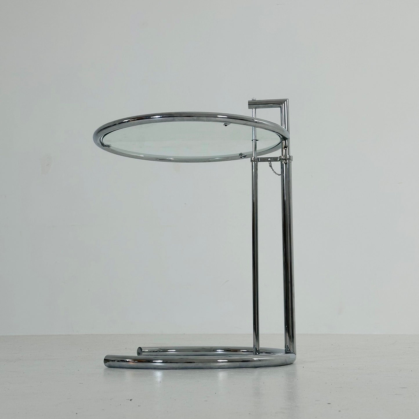 Mid century Vintage style of the Adjustable Table E 1027 by Eileen Gray Italy 1990s