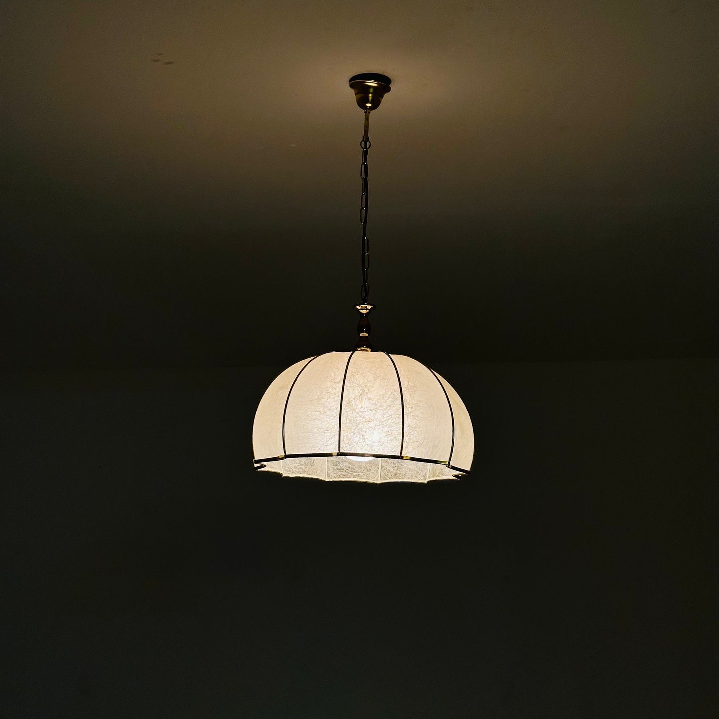 Mid century Colonial style ceiling lamp , Italy, 1970s