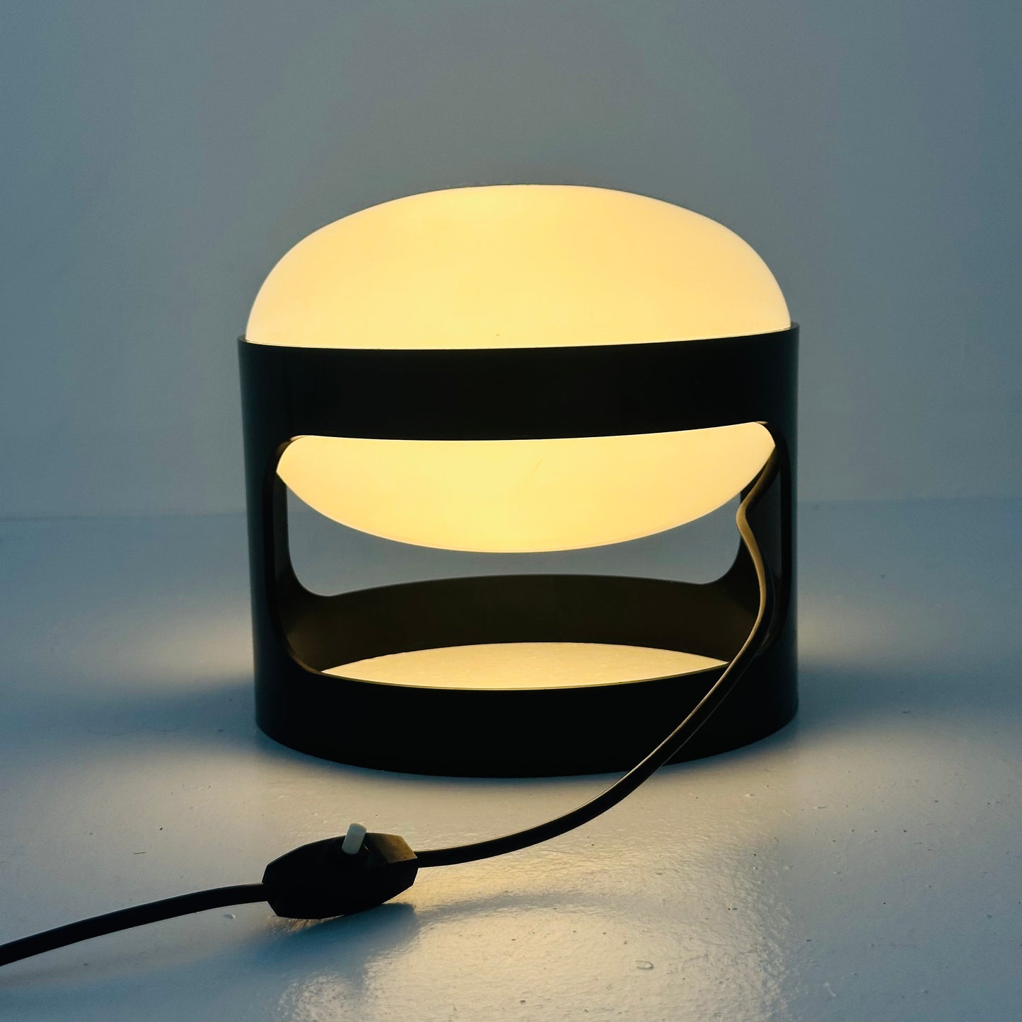 Mid century KD 27 black table lamp by Joe Colombo, for Kartell Italy, 1960s