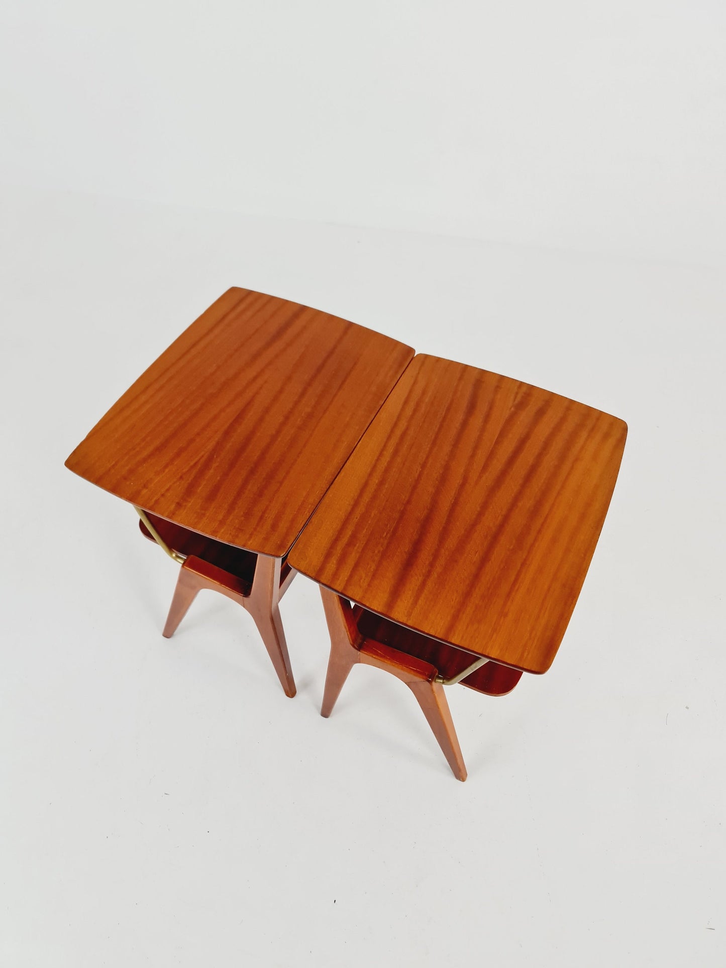 Pair of Midcentury Danish Mahagoni vintage Side table/ Bedside table/ Night stand, 1950s