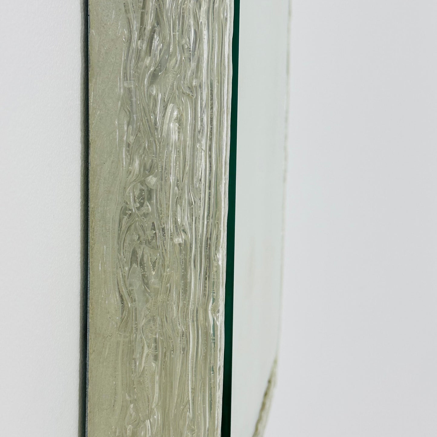Vintage rectangle illuminated wall mirror made of acrylic glass by Egon Hillebrand, Germany, 1960s
