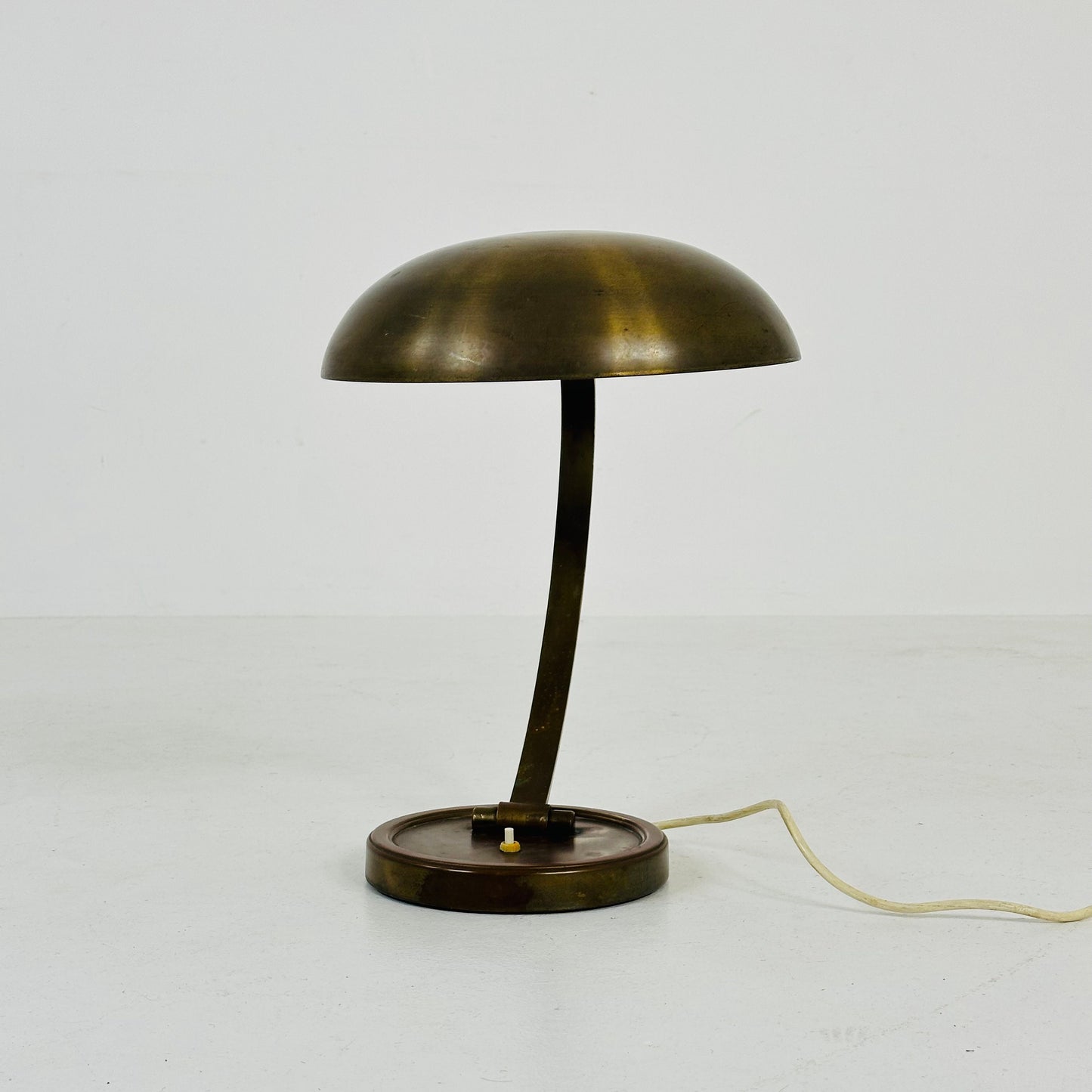 German Art Deco brass lamp by Gecos Gebrüder Cosack 1930s