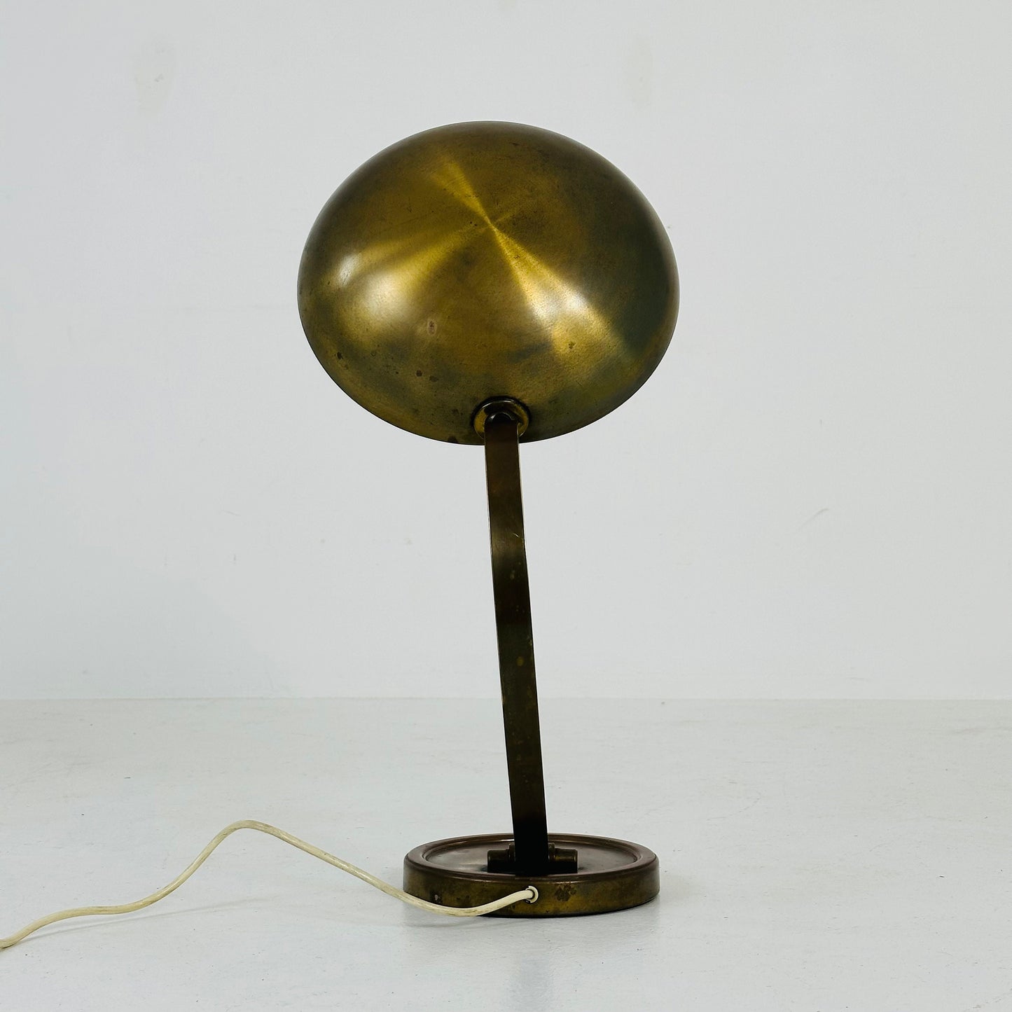 German Art Deco brass lamp by Gecos Gebrüder Cosack 1930s