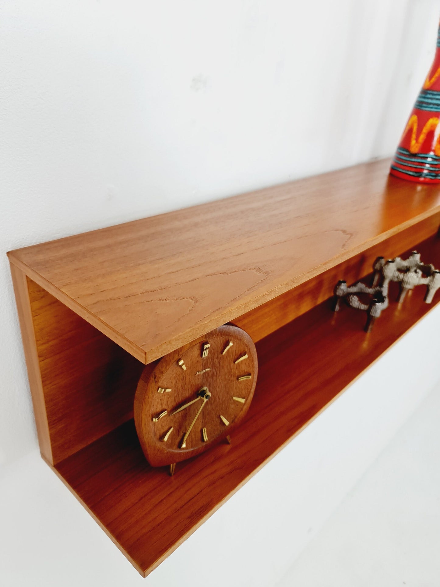 Long German Wilheilm Renz for Walter Renz hanging shelf, 1960s
