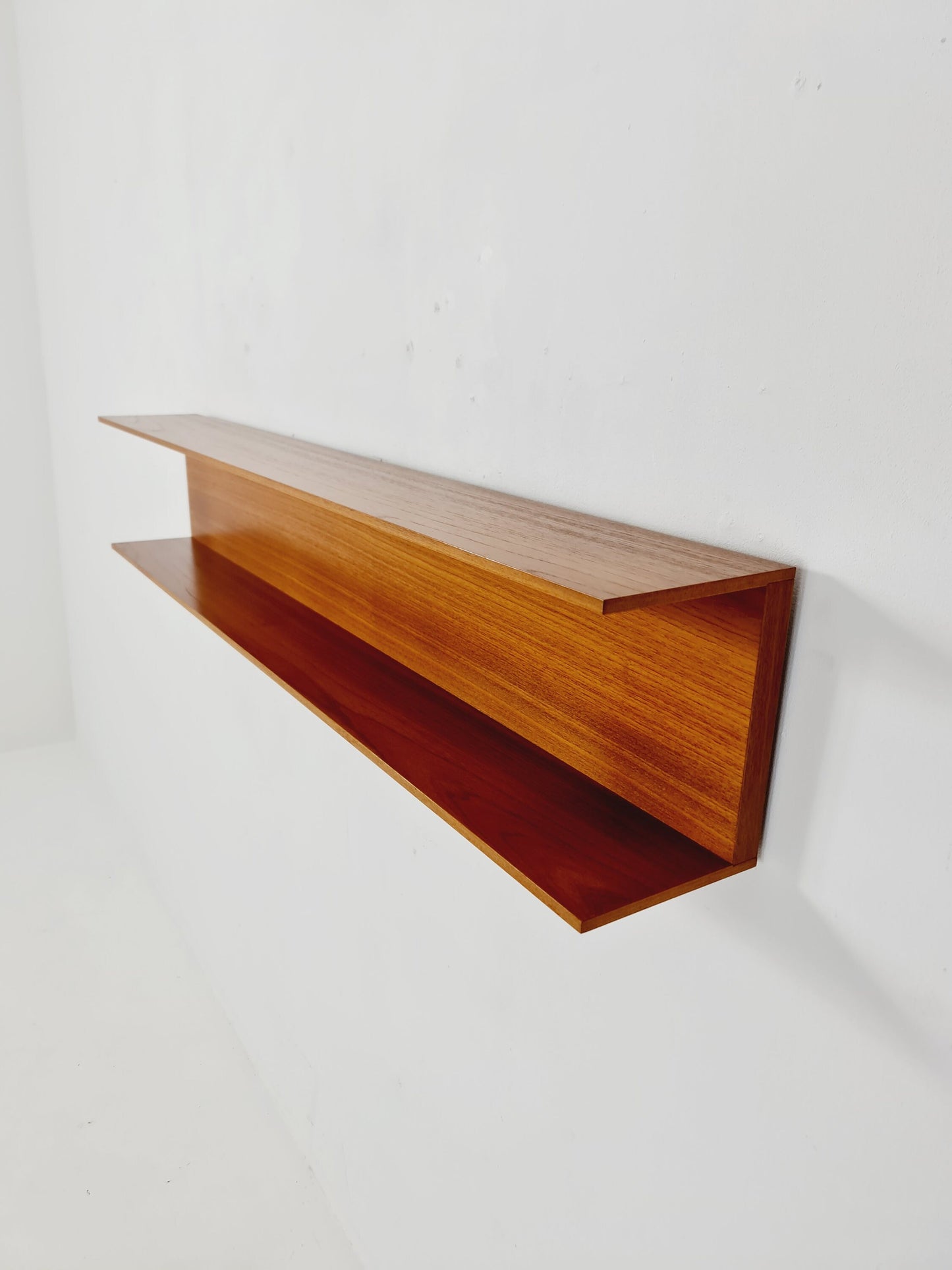 Long German Wilheilm Renz for Walter Renz hanging shelf, 1960s