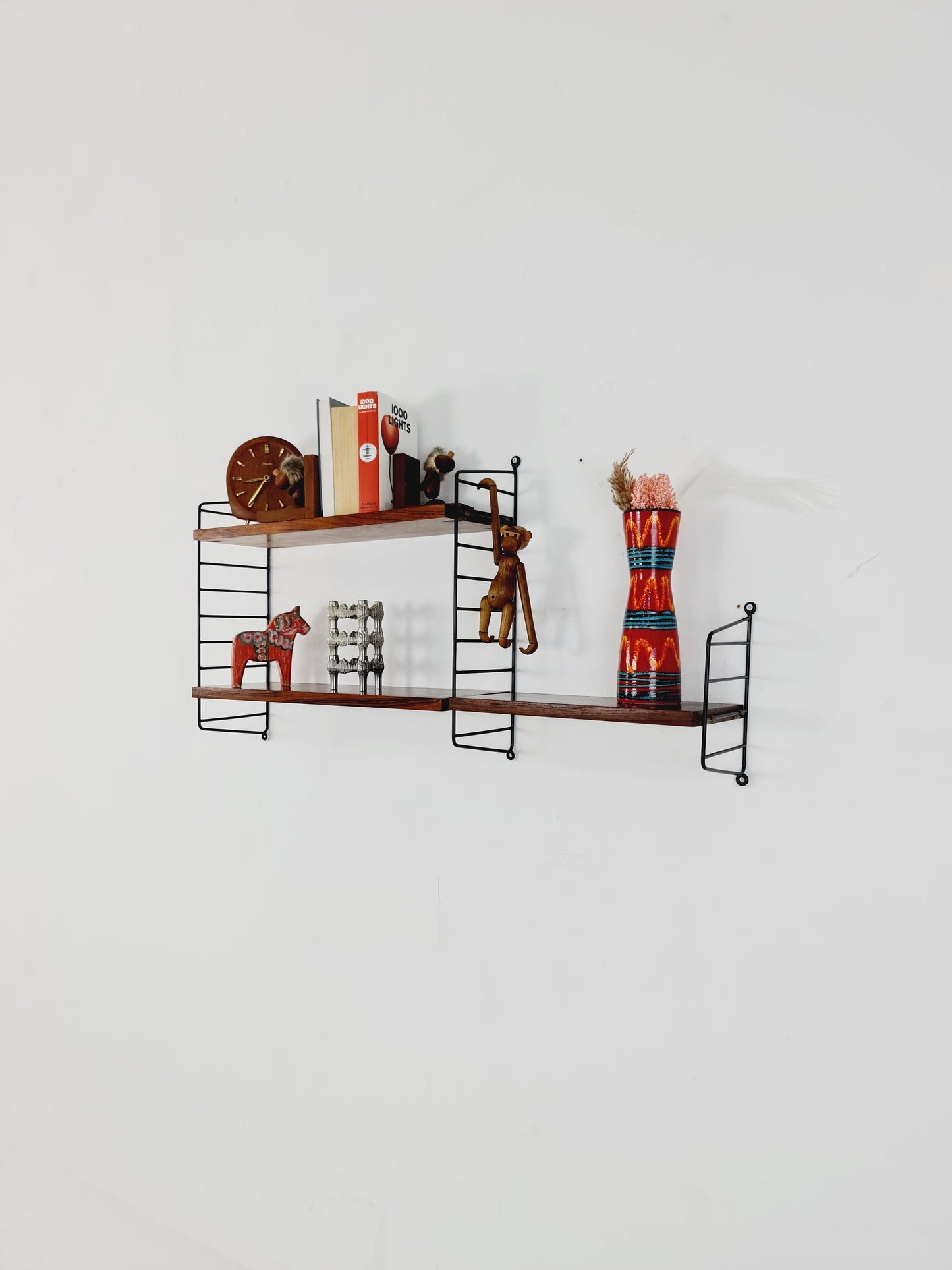 Rosewood original Shelf system vintage from string (Stockholm) shelf the ladder shelf string 1960s