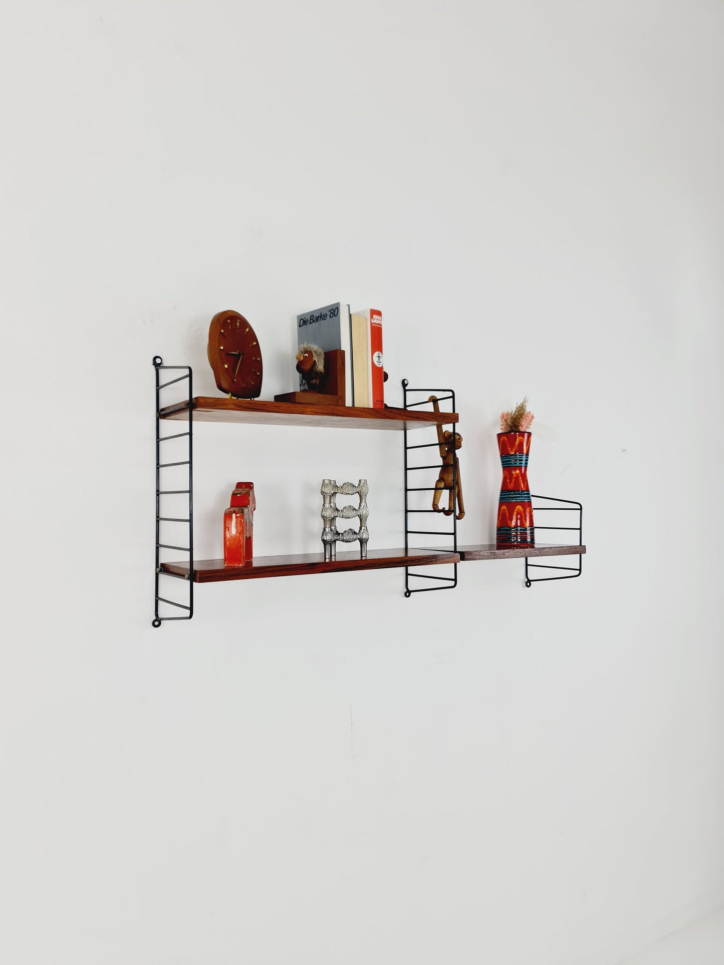 Rosewood original Shelf system vintage from string (Stockholm) shelf the ladder shelf string 1960s