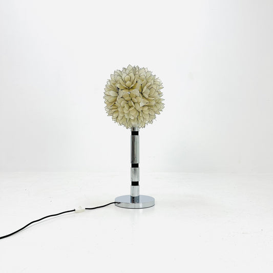 Capiz Shell Lotus Ball Table Light Germany, 1960s