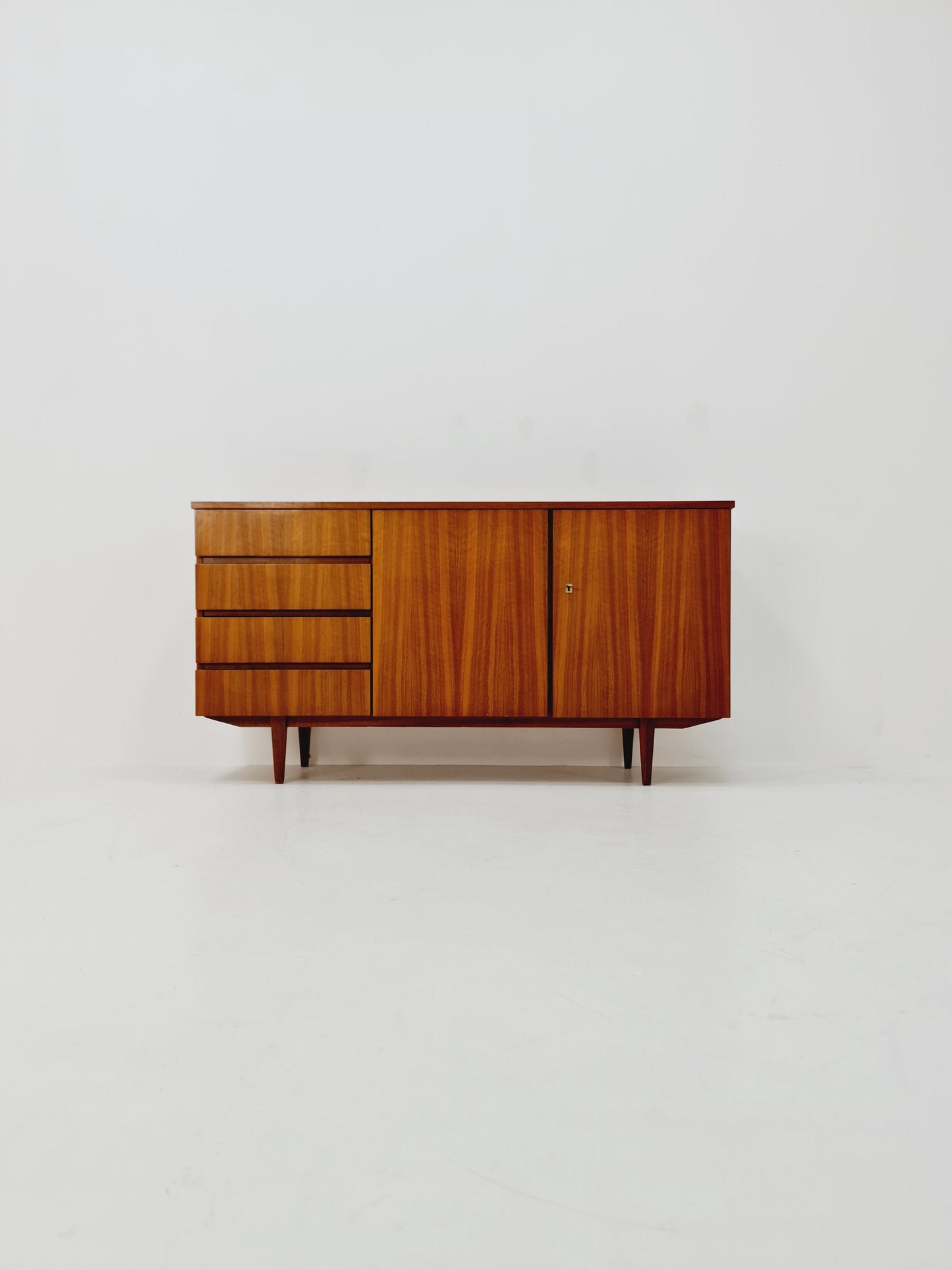 Mid Century Modern German walnut sideboard, 1960s