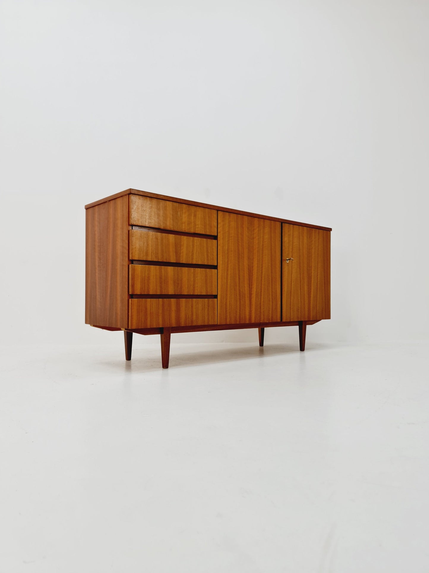 Mid Century Modern German walnut sideboard, 1960s