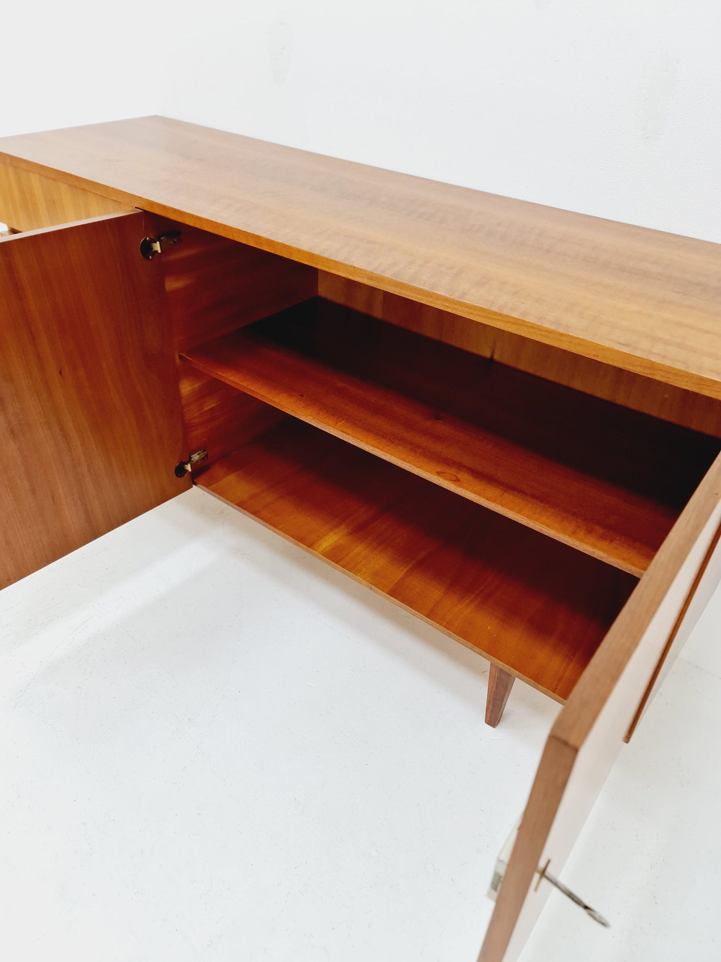 Mid Century Modern German walnut sideboard, 1960s