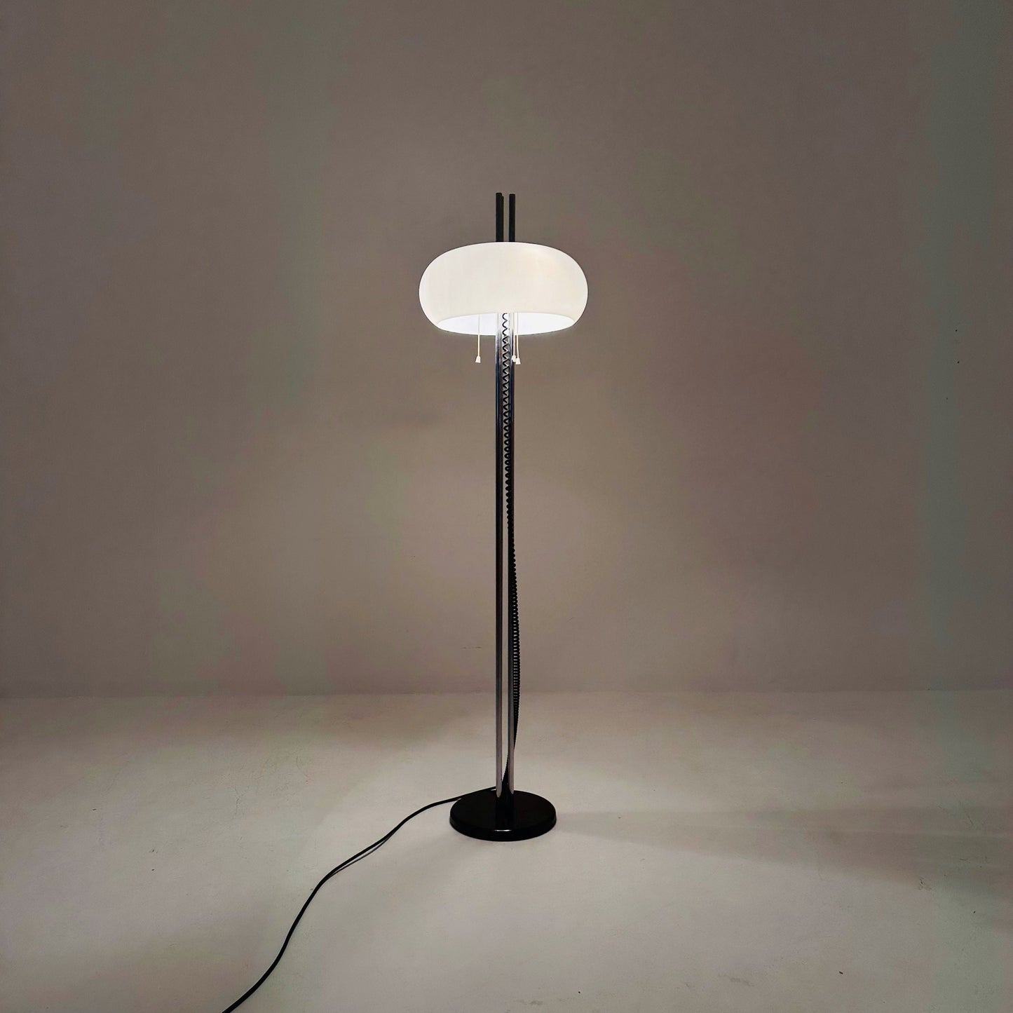 Space age adjustable floor lamp Harvey Guzzini ,1970s
