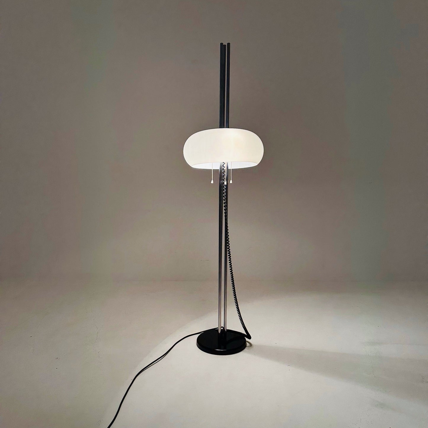 Space age adjustable floor lamp Harvey Guzzini ,1970s