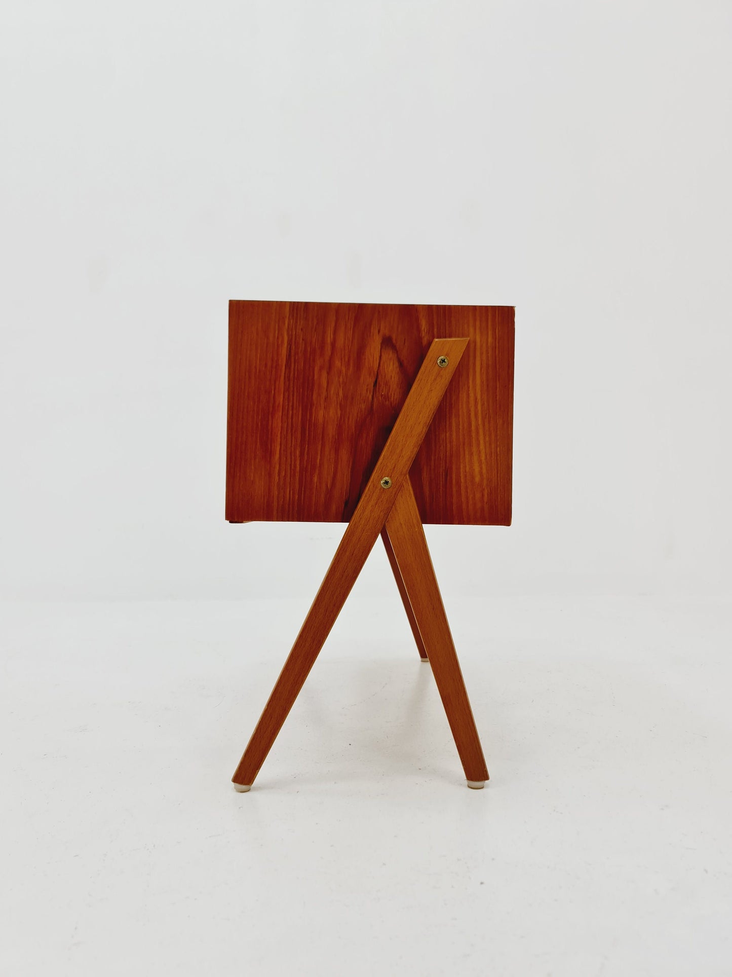 Midcentury Danish teak vintage Side table/ Bedside table/ Night stand with two drawers, 1960s