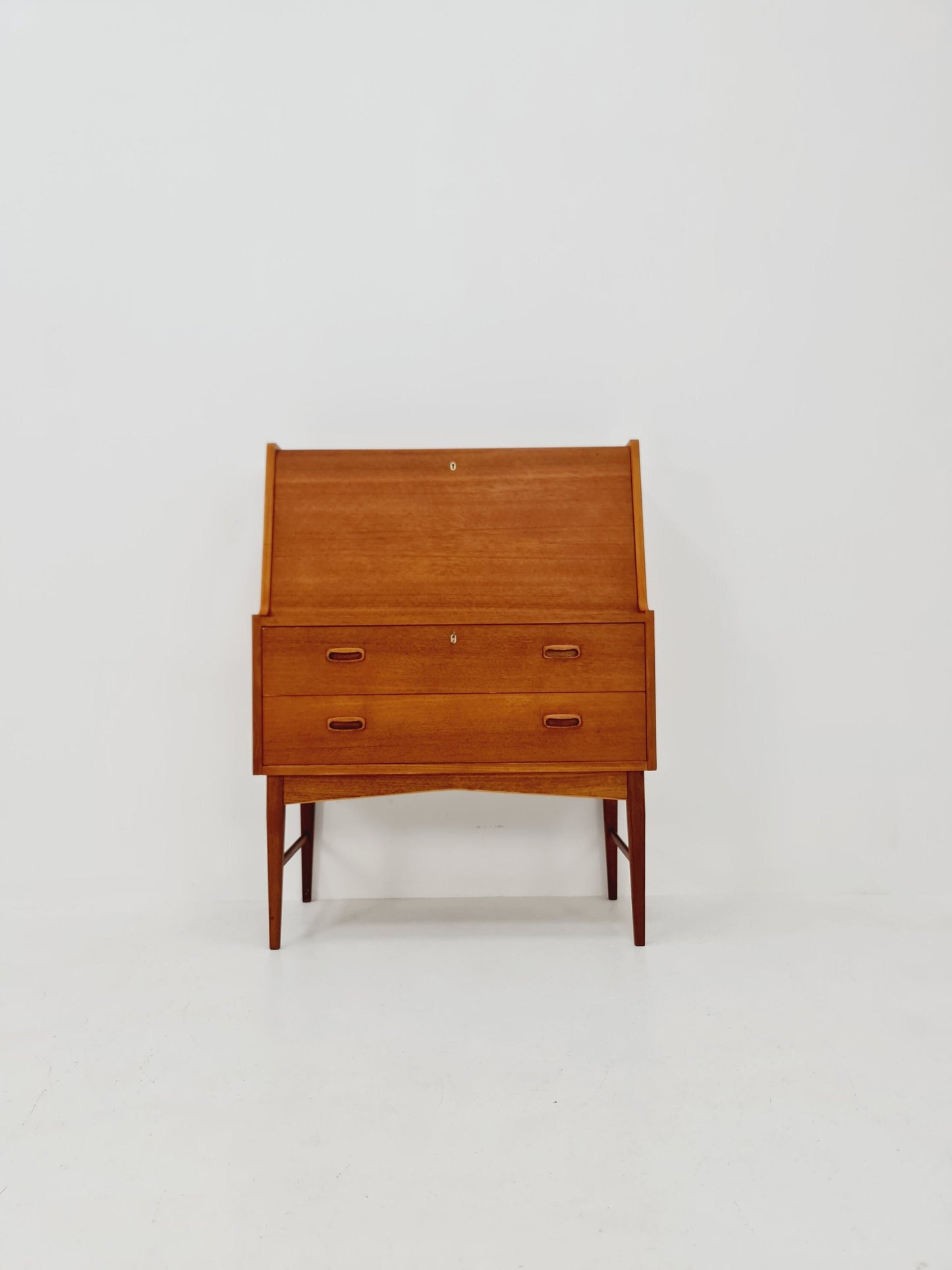 Midcentury Danish vintage teak secretary, vanity /Make up table By Arne Wahl Iversen, 1960s