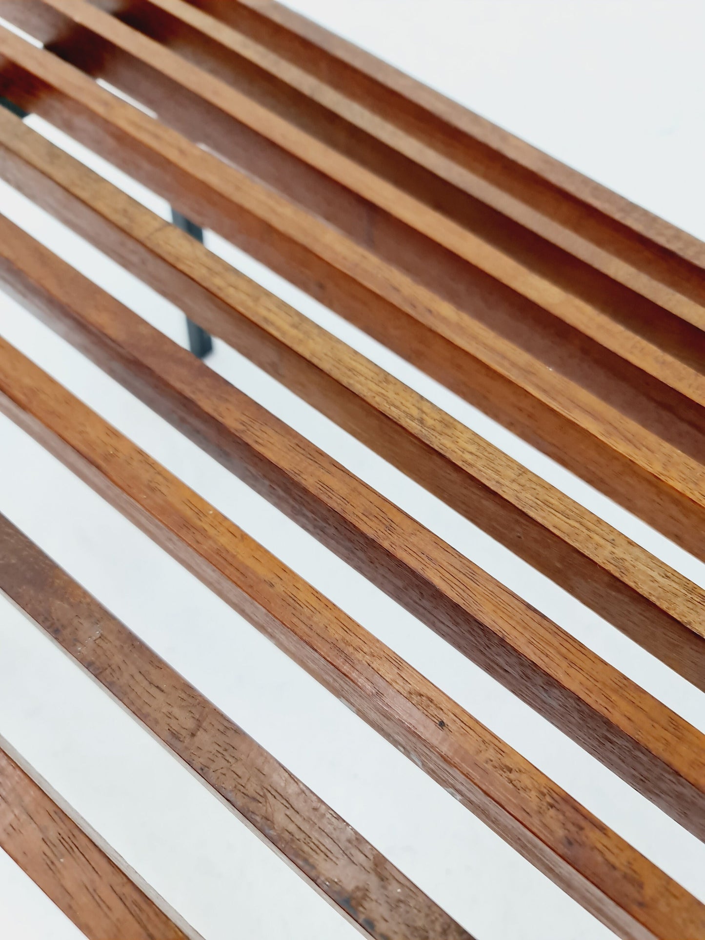 Mid century bench by Wiener Werkstätten "Sapelli Mahogany", Austria, 1960s