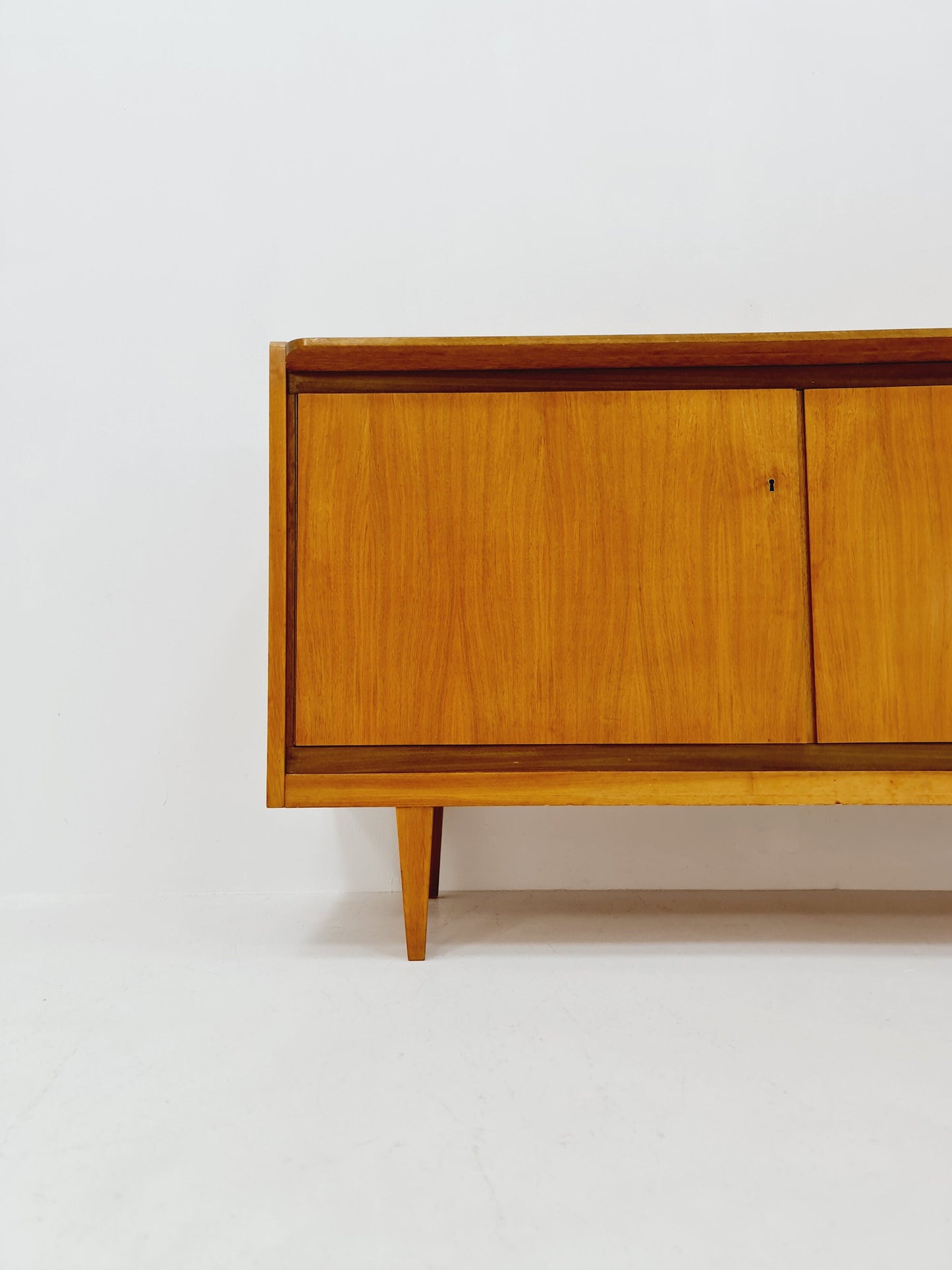 Mid Century Modern German walnut sideboard, 1960s
