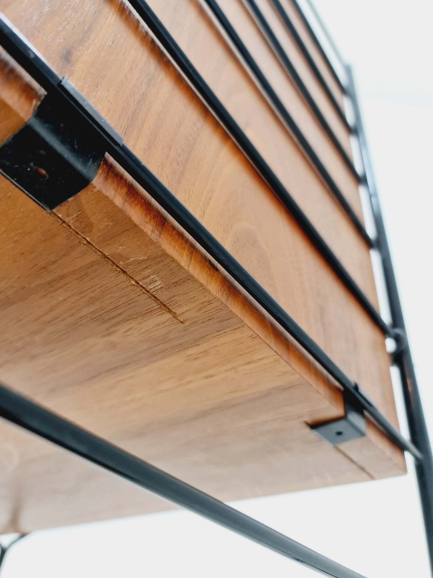 Free standing String shelf-system, bookcase with cabinet teak by WHB Germany, 1950s